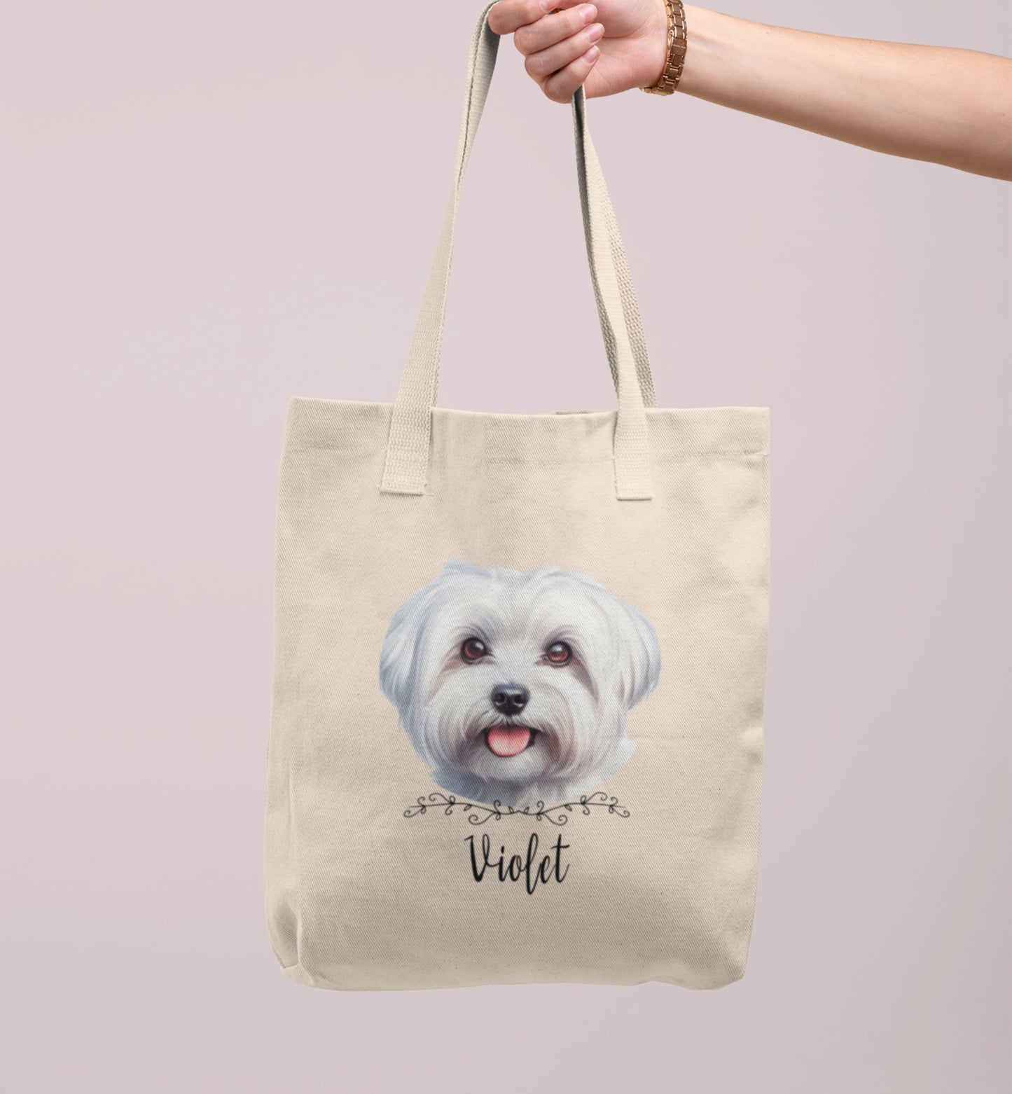 Personalized Name+Photo Tote Bag
