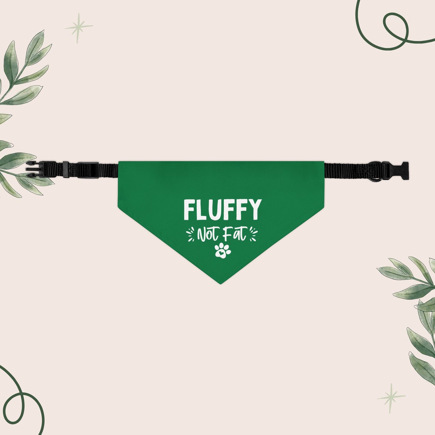 Fluffy Bandana Collar