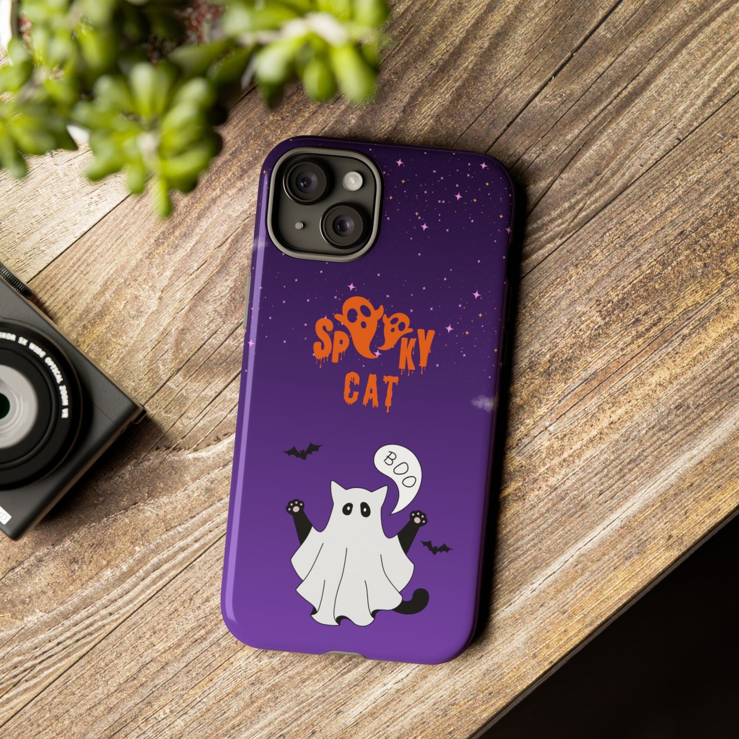 Spooky Cat Phone Cases