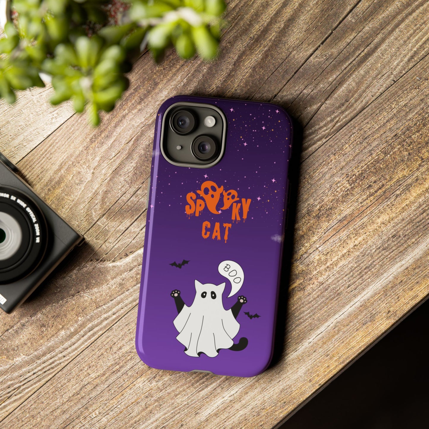 Spooky Cat Phone Cases