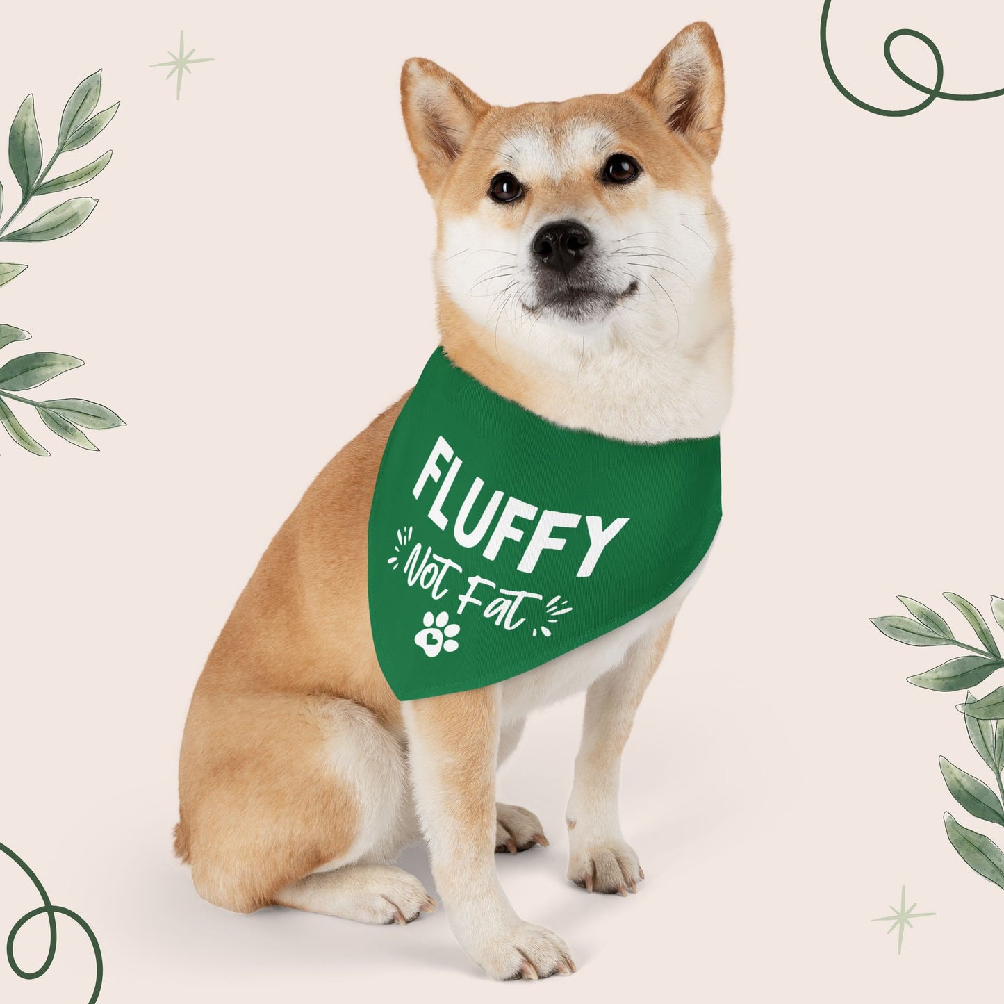 Fluffy Bandana Collar