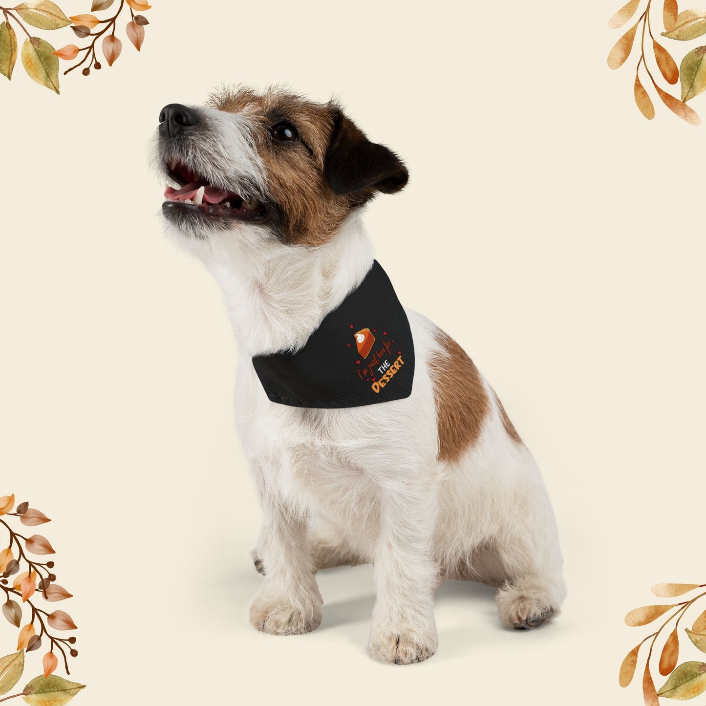 I'm Just Here For The Dessert Pet Bandana Collar