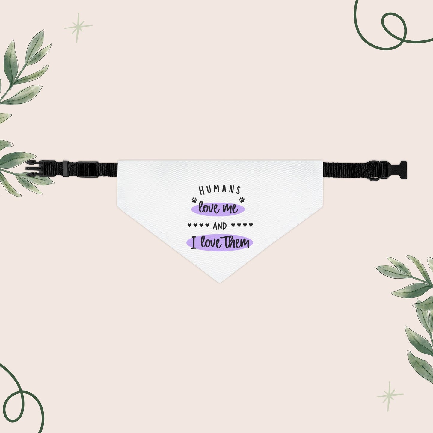 Human Love Bandana Collar