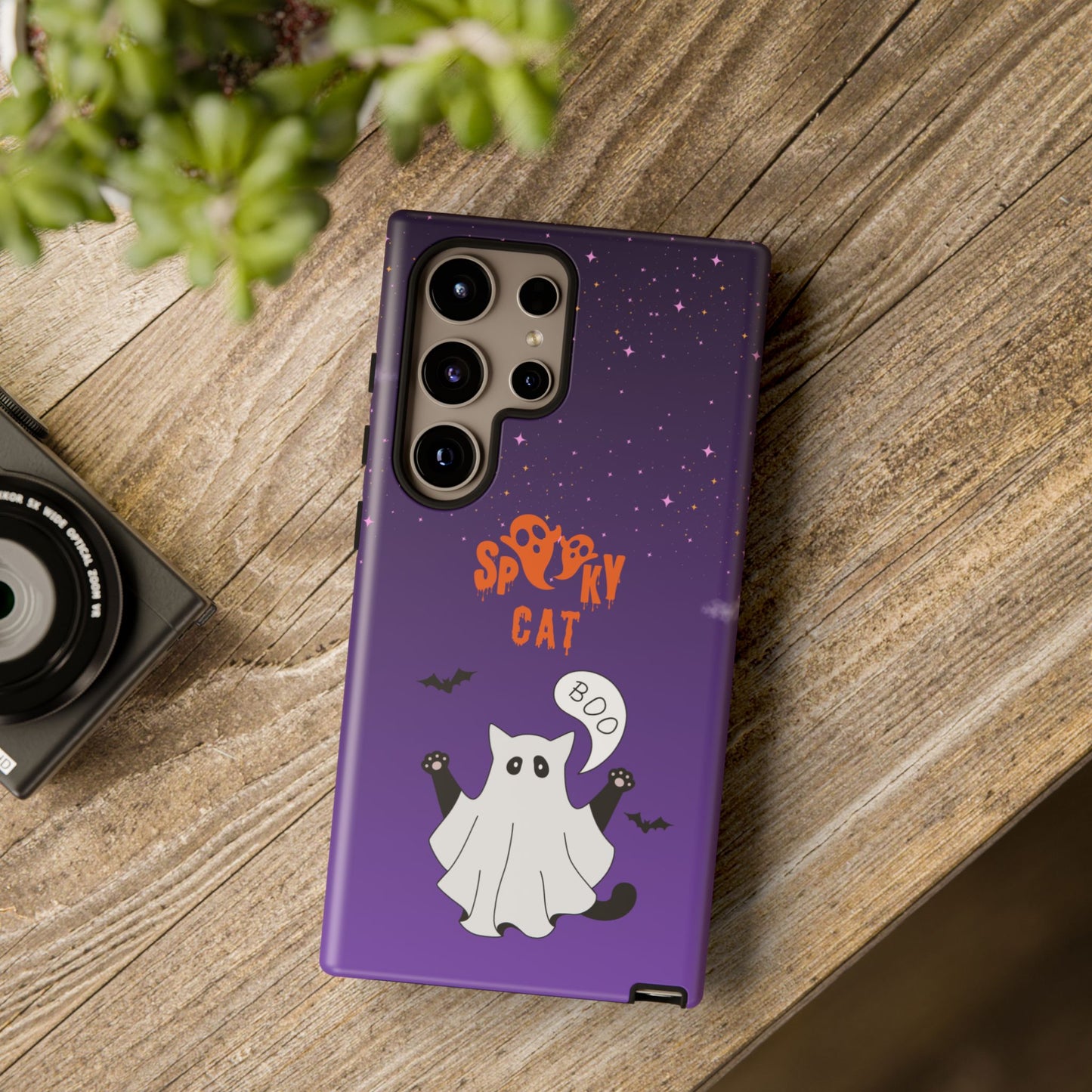 Spooky Cat Phone Cases