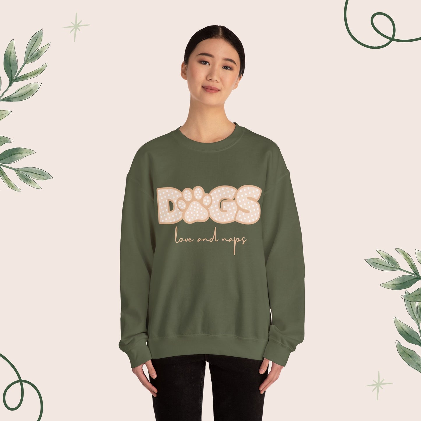 Dogs, Love And Naps Sweatshirt