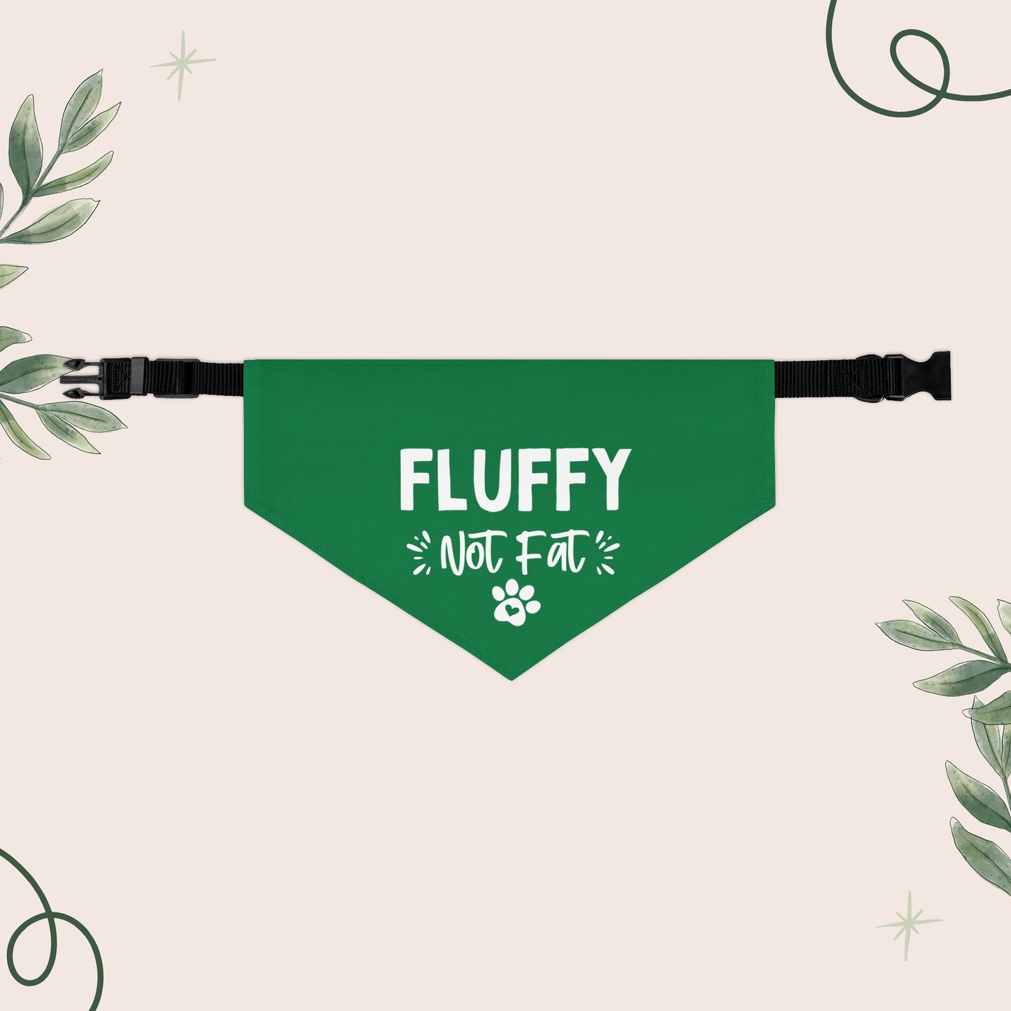 Fluffy Bandana Collar