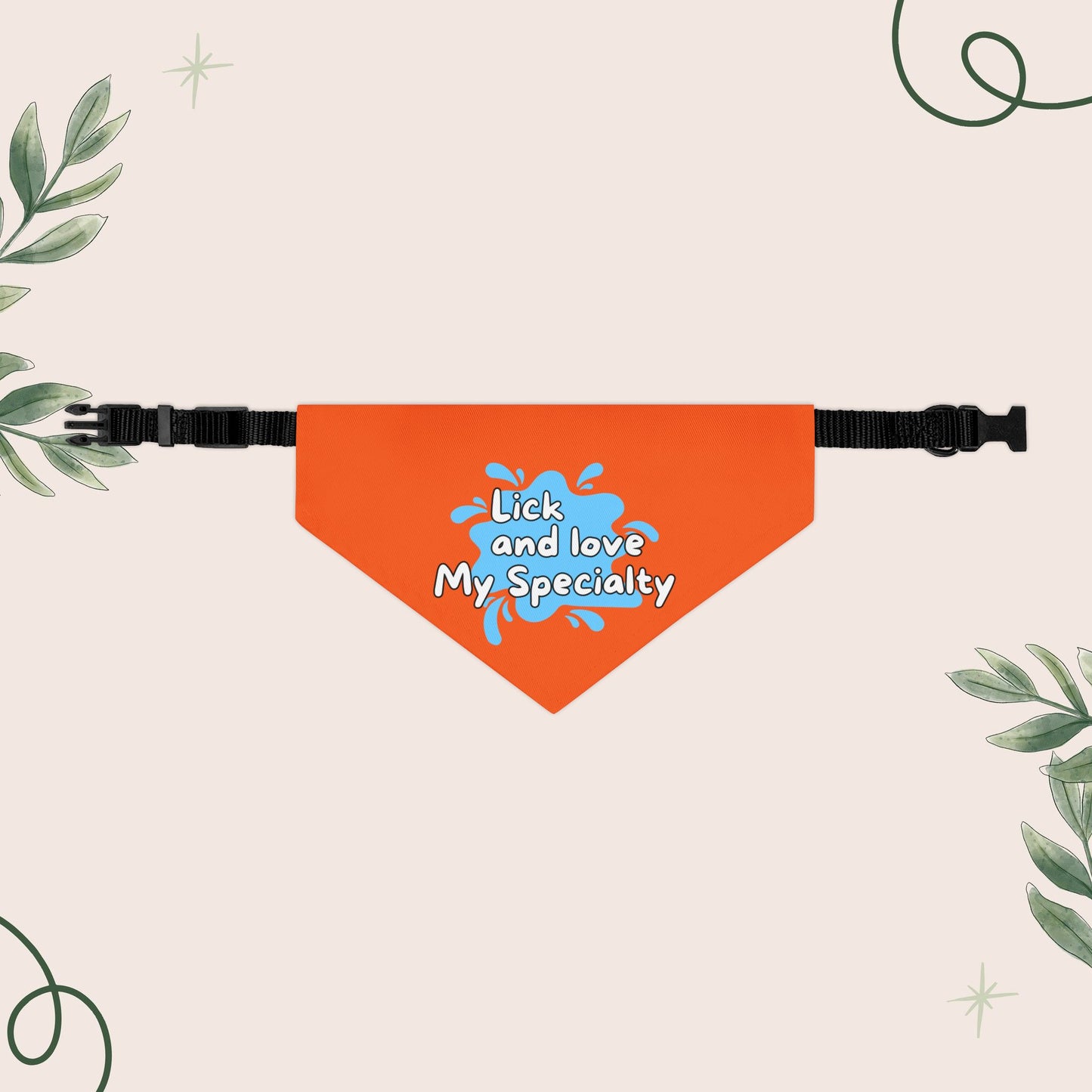 Lick And Love Bandana Collar
