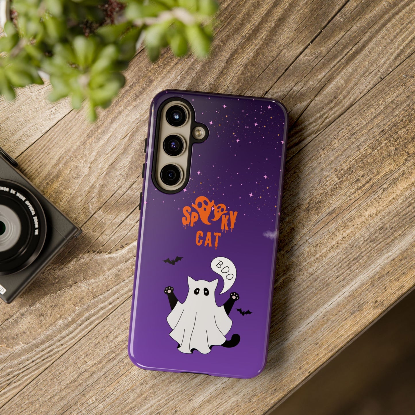 Spooky Cat Phone Cases