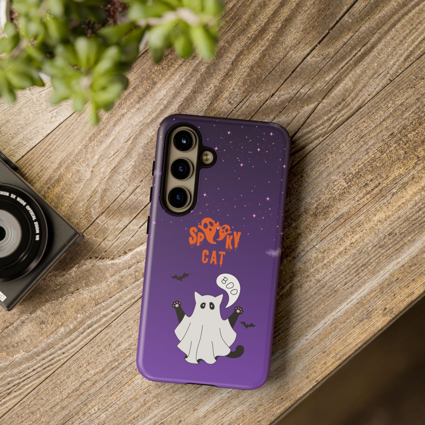 Spooky Cat Phone Cases
