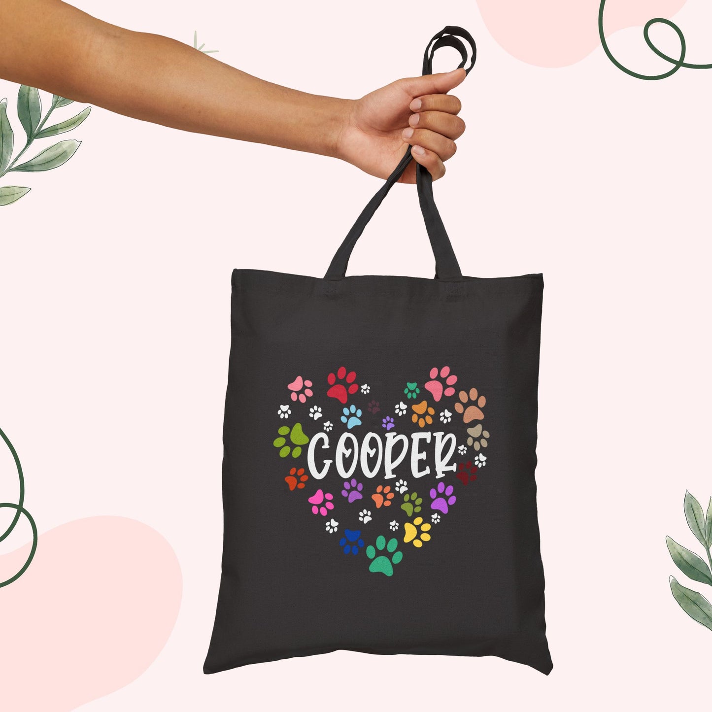 Personalized Name Tote Bag
