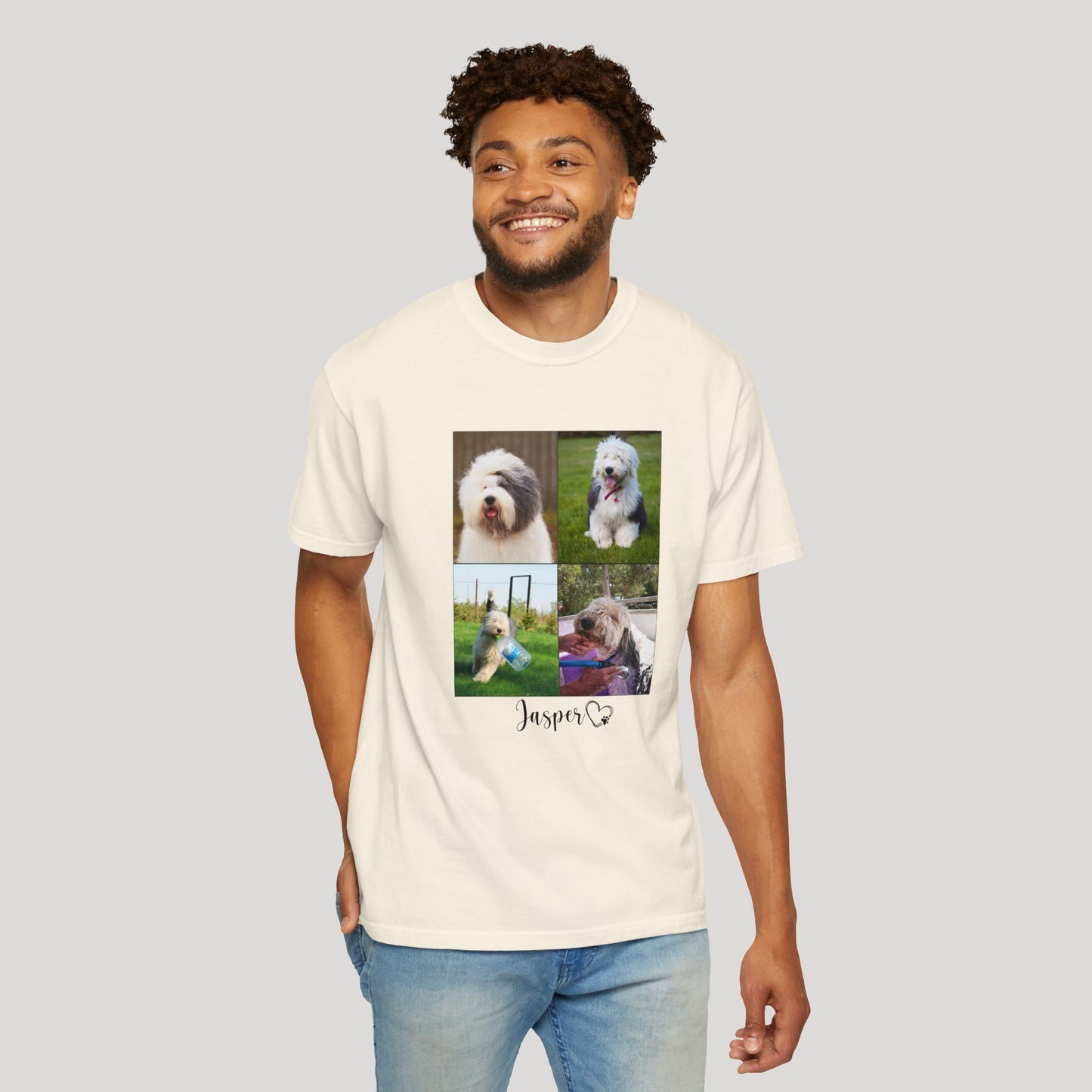 Personalized Name+Photos (4) T-shirt