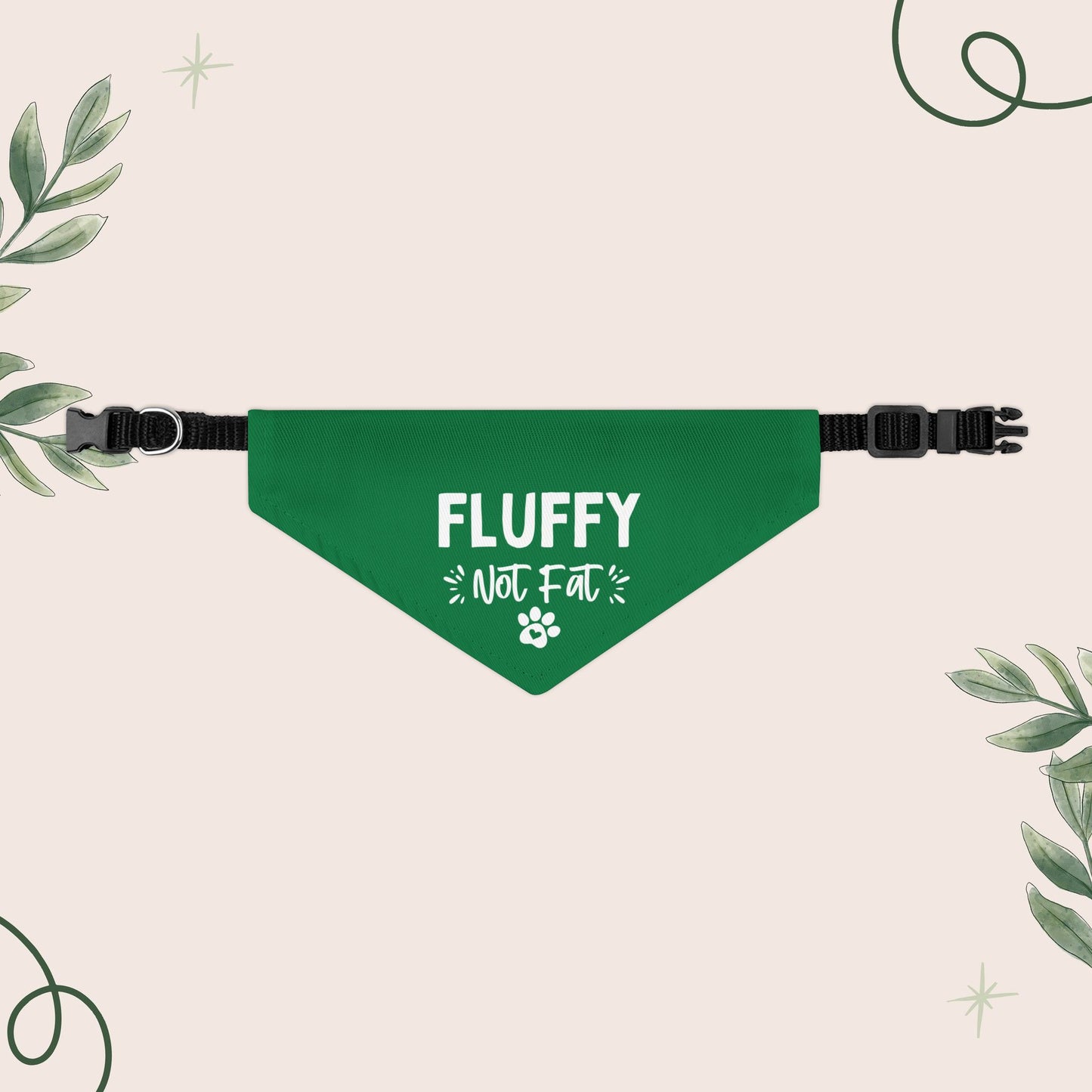 Fluffy Bandana Collar