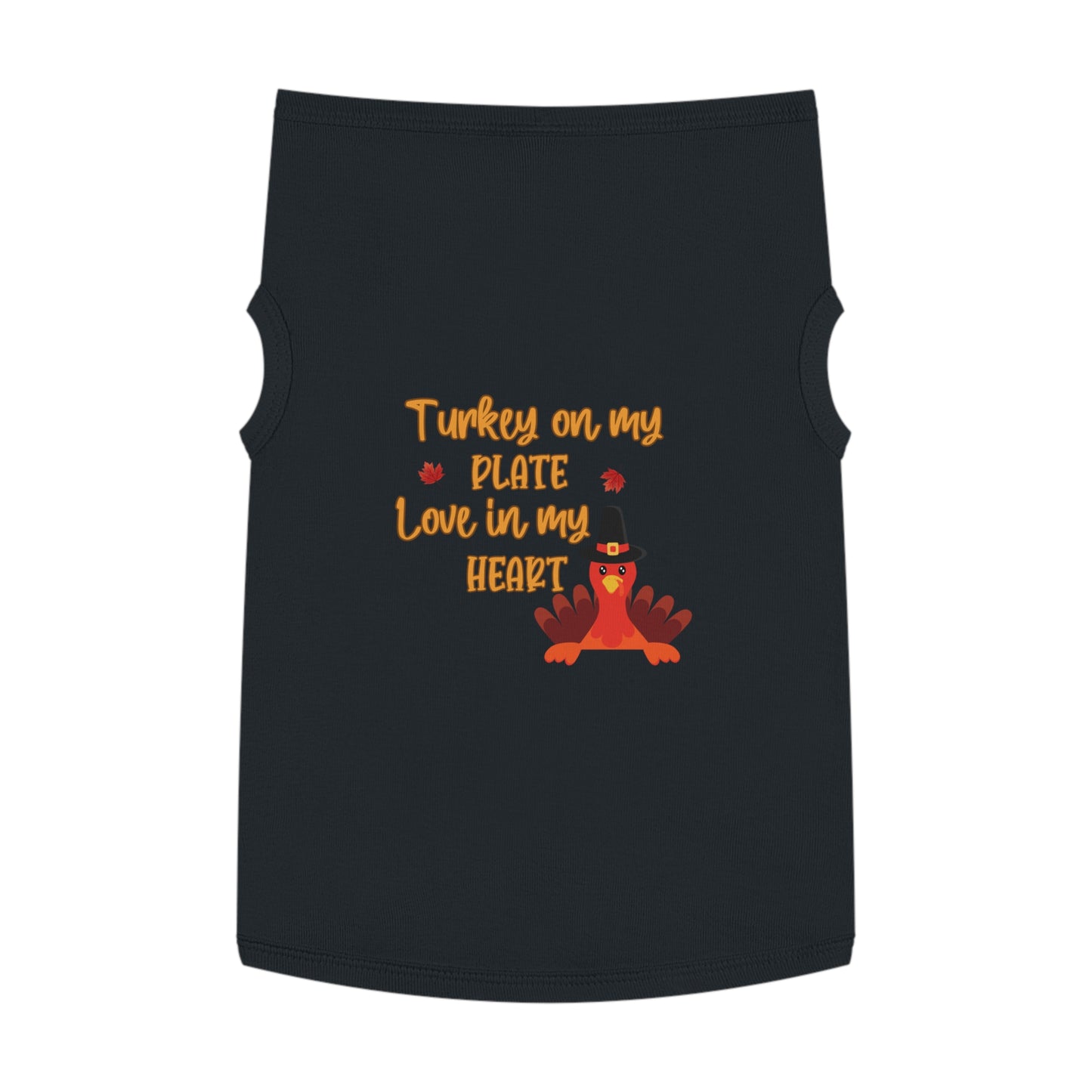 Turkey On My Plate Pet Tank Top