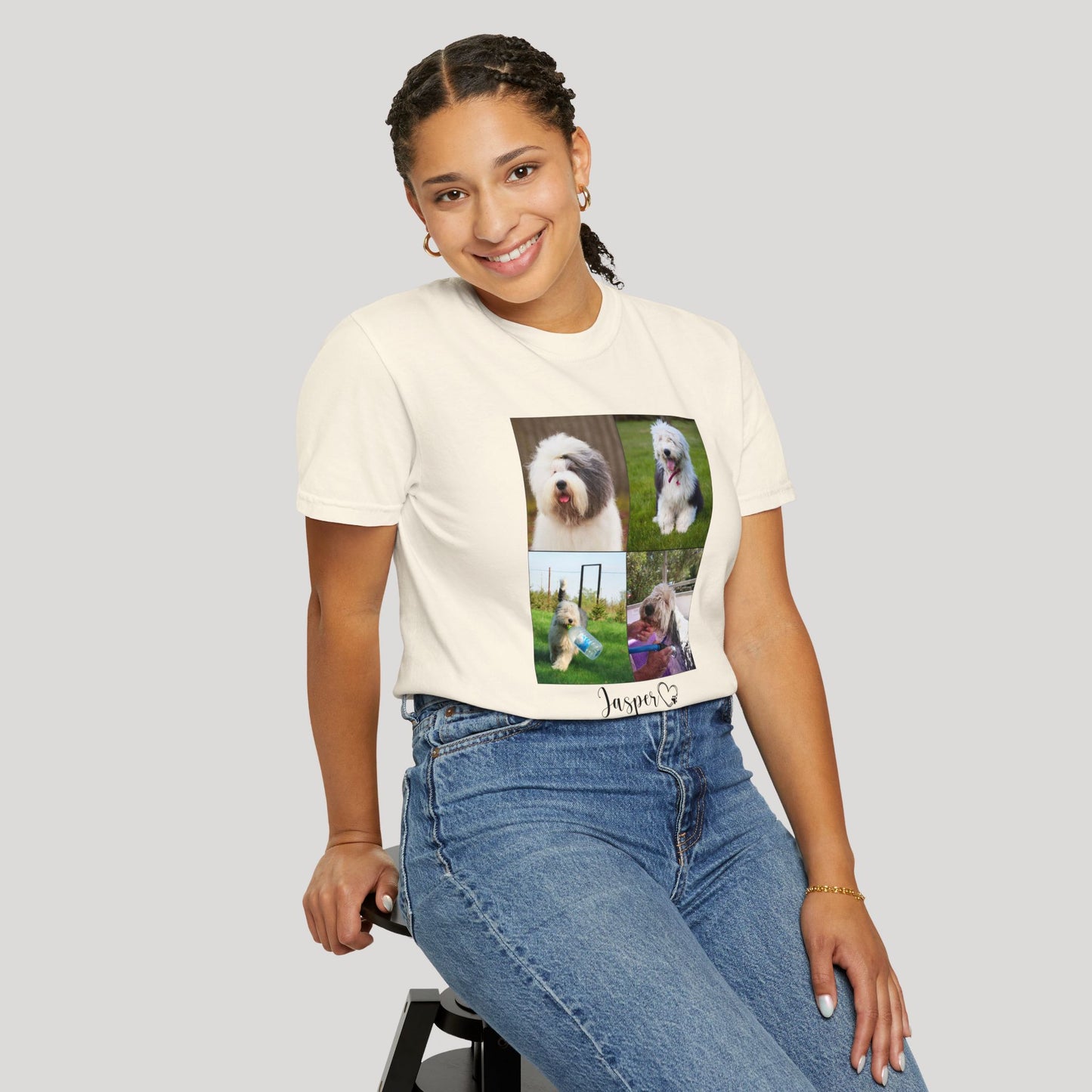 Personalized Name+Photos (4) T-shirt