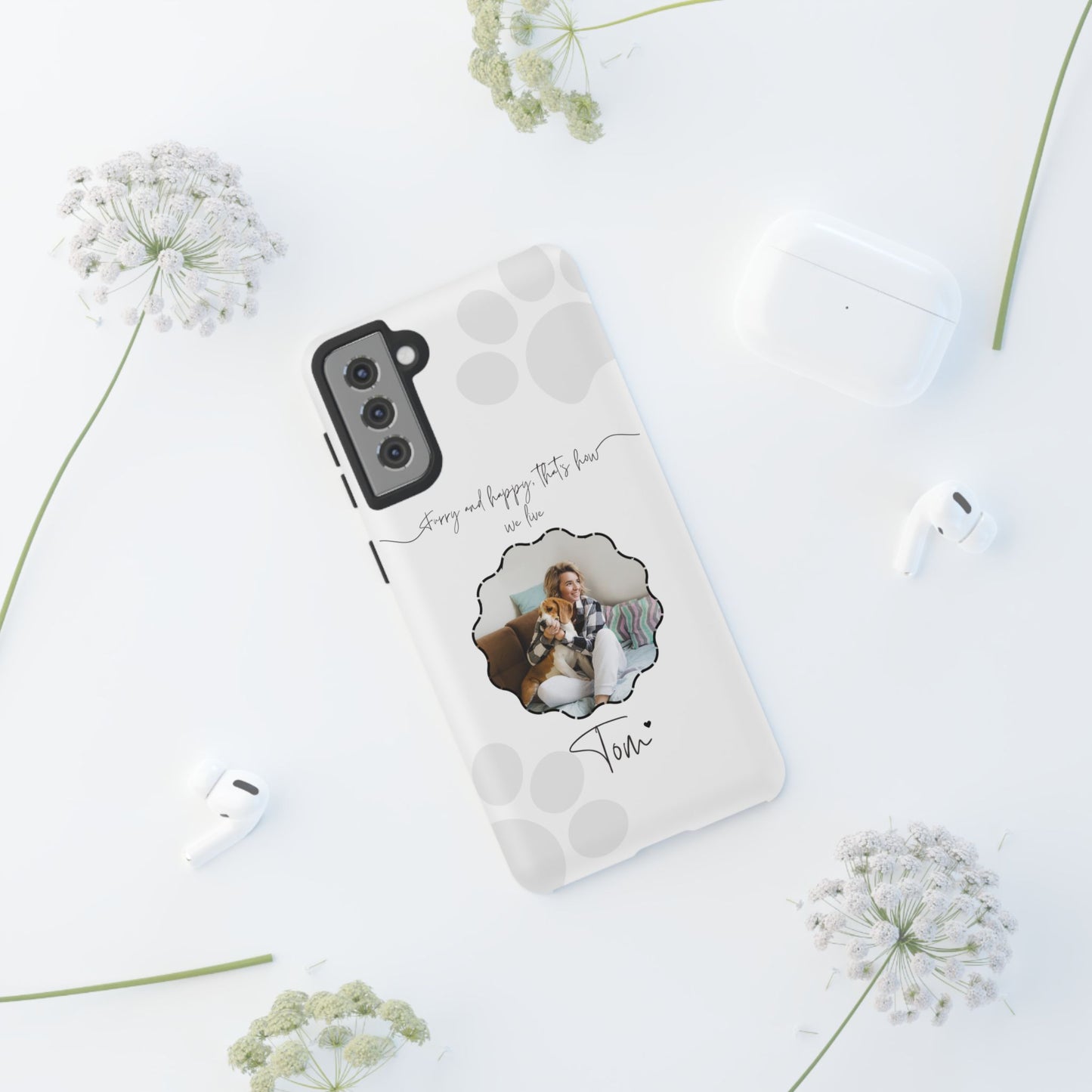 Personalized Name+Photo Phone Case