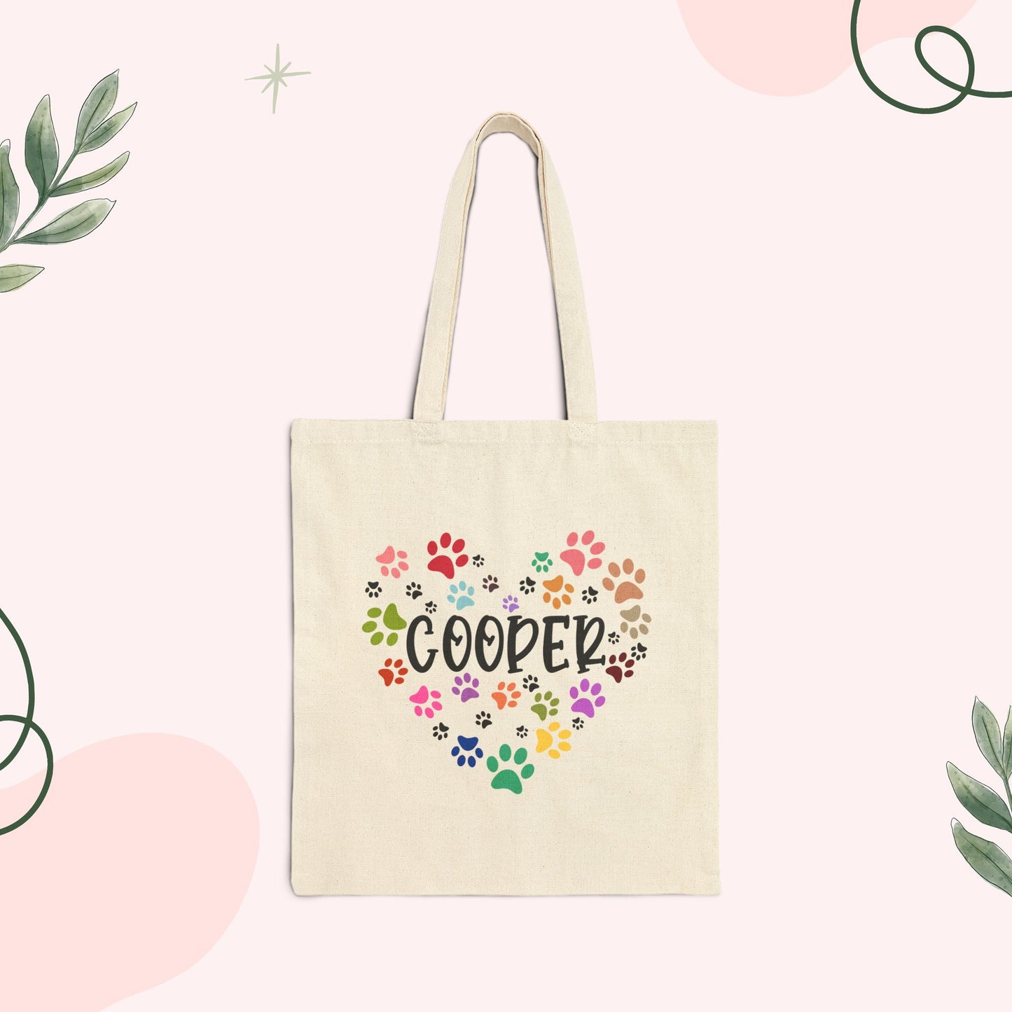 Personalized Name Tote Bag