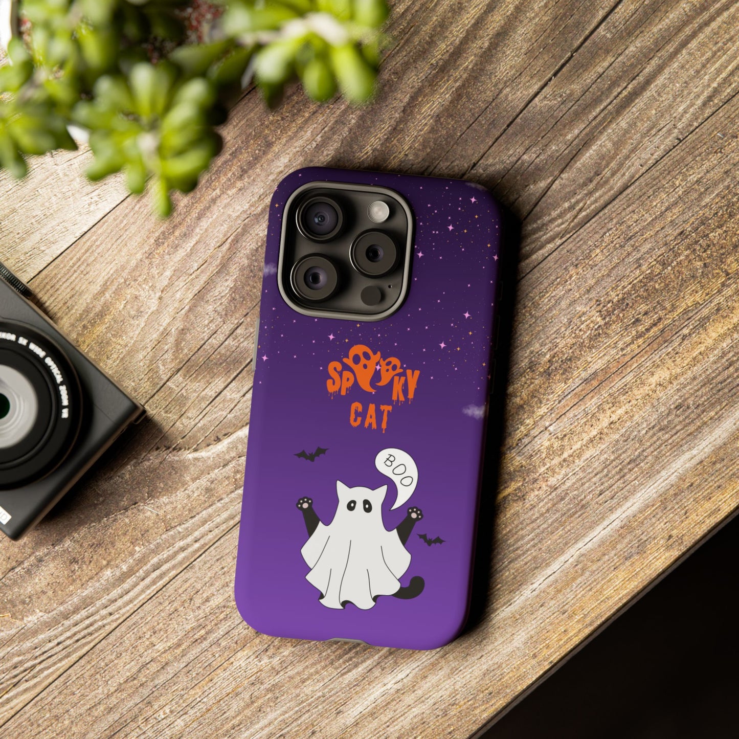 Spooky Cat Phone Cases