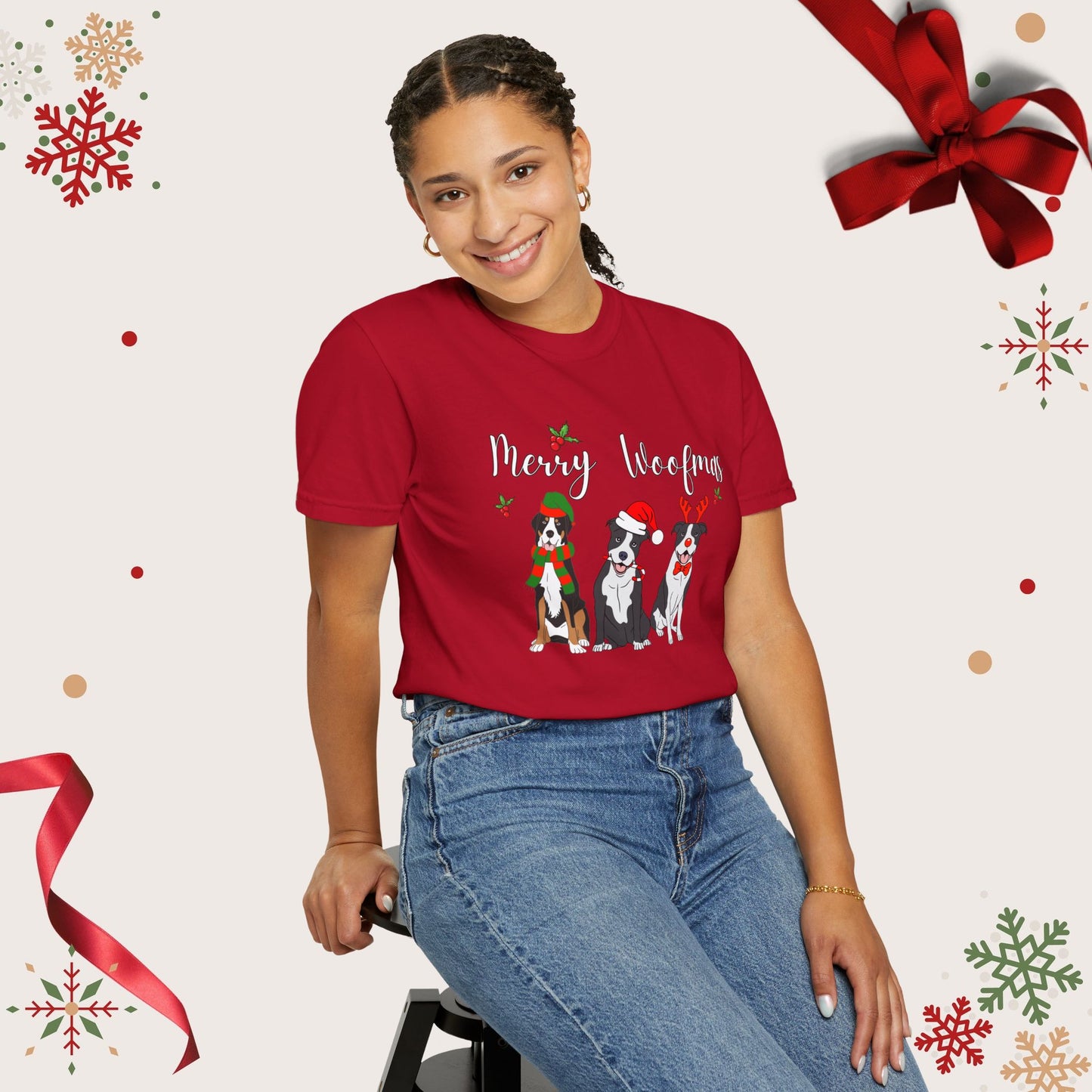 Merry Woofmas T-shirt