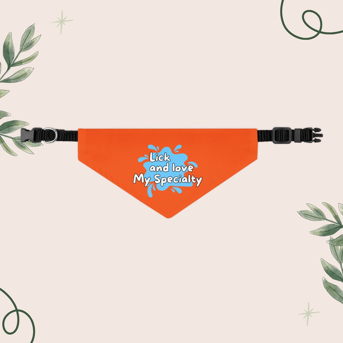 Lick And Love Bandana Collar