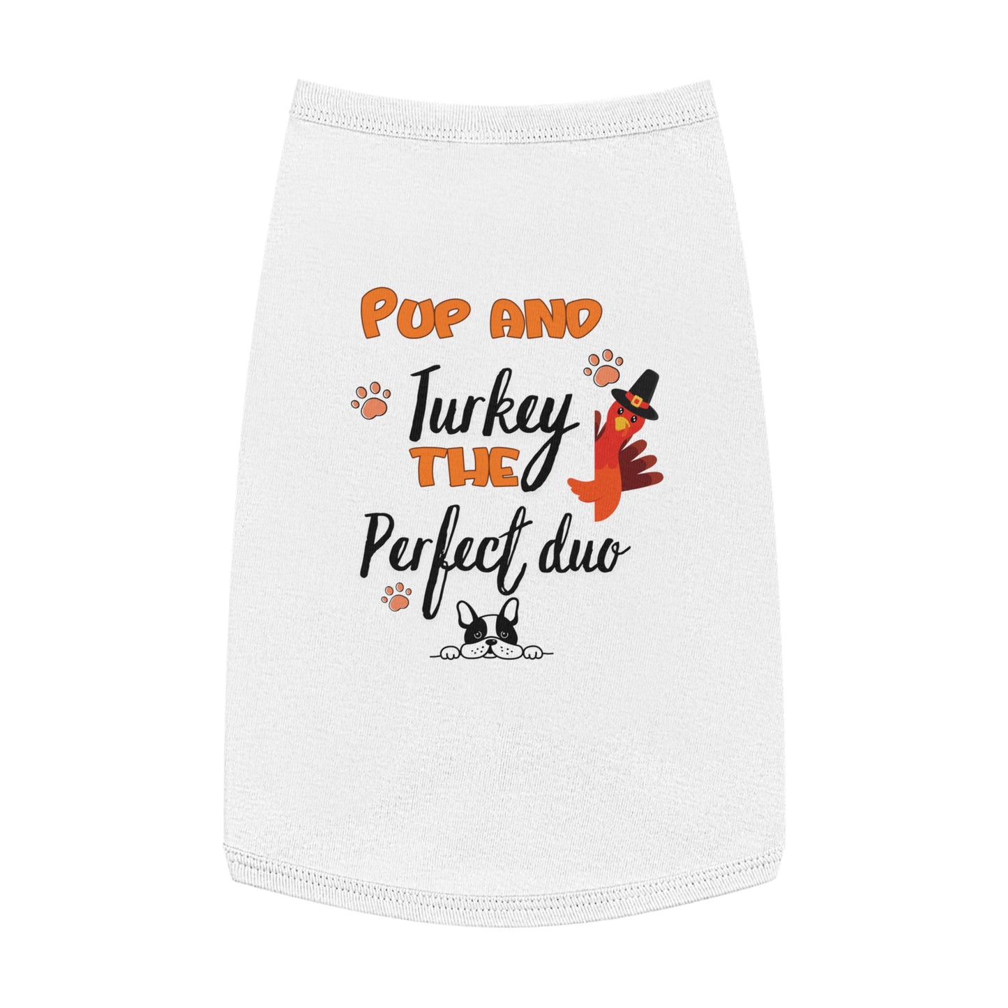 Pup And Turkey Pet Tank Top