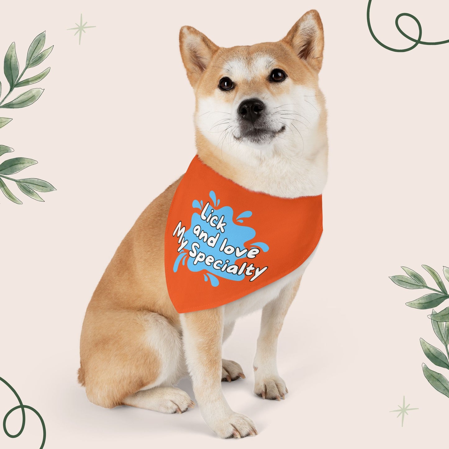 Lick And Love Bandana Collar