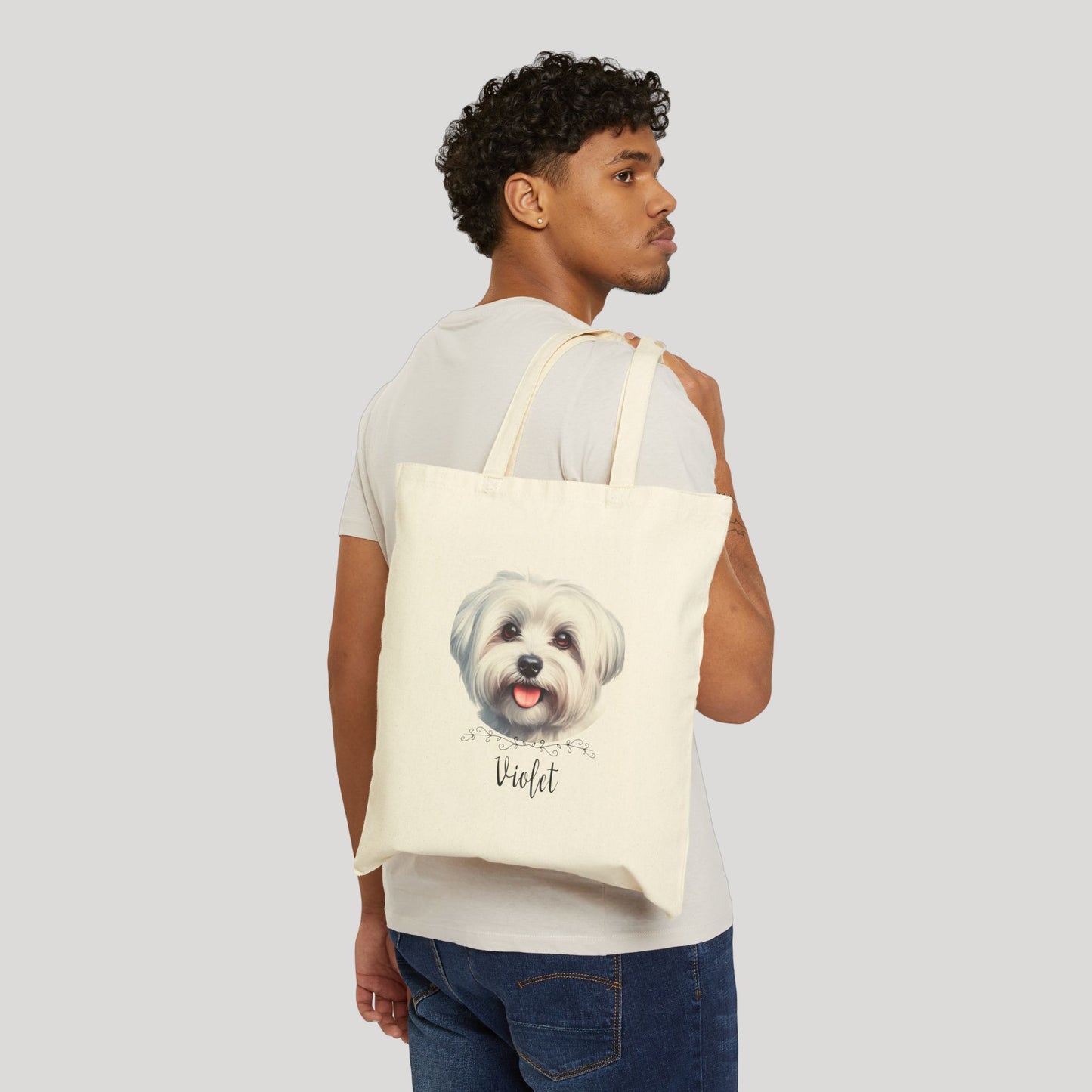 Personalized Name+Photo Tote Bag