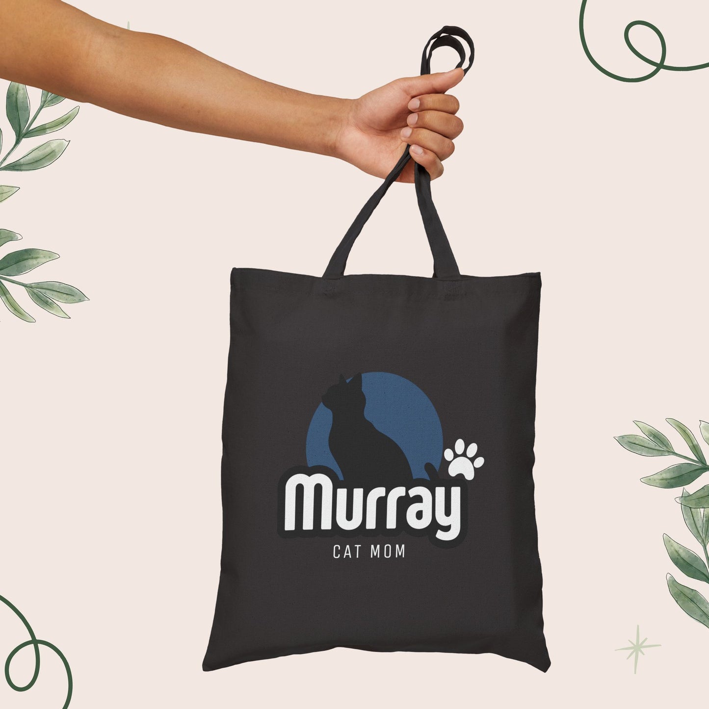 Personalized Name Tote Bag