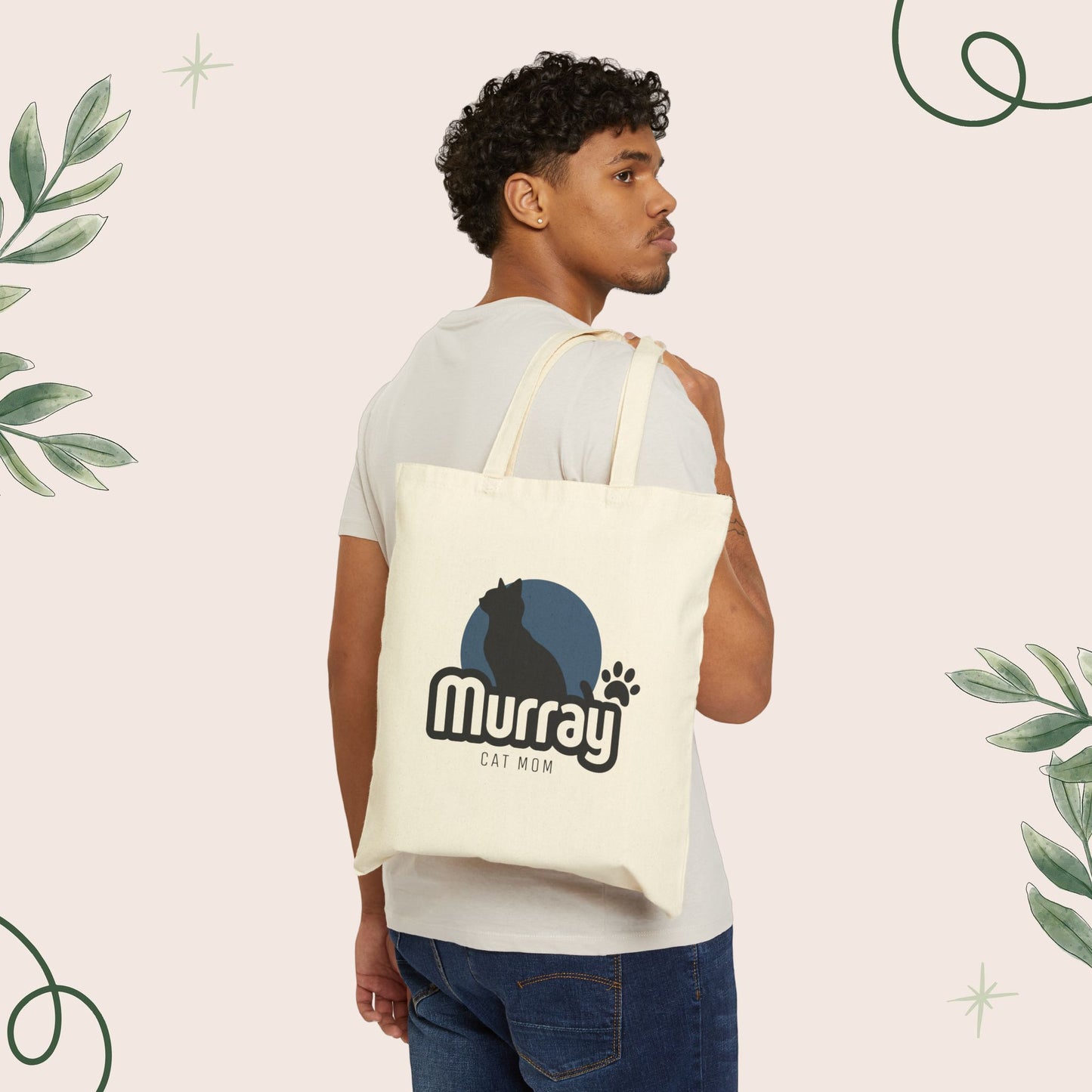 Personalized Name Tote Bag