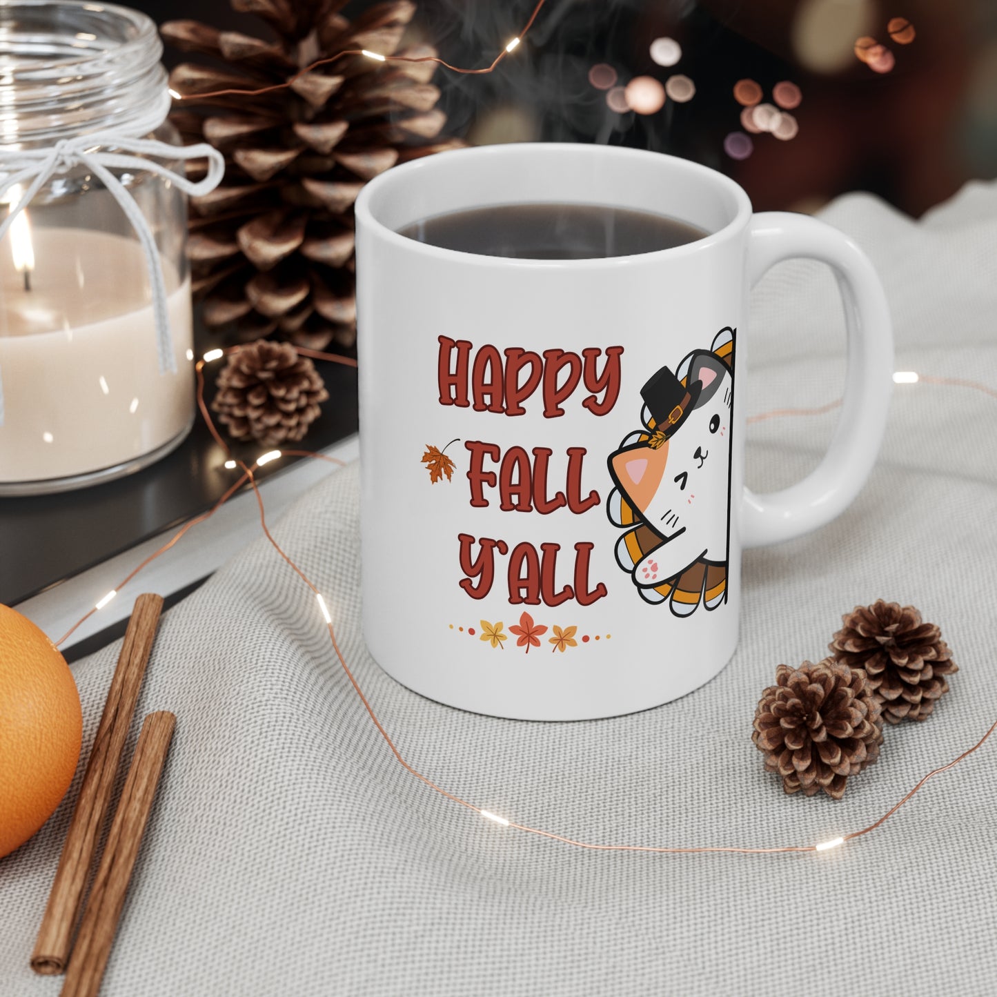 Happy Fall Y'all Mug