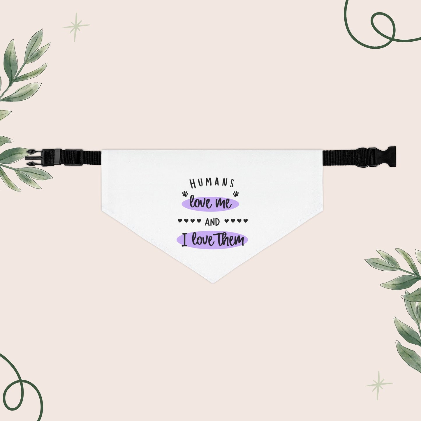 Human Love Bandana Collar