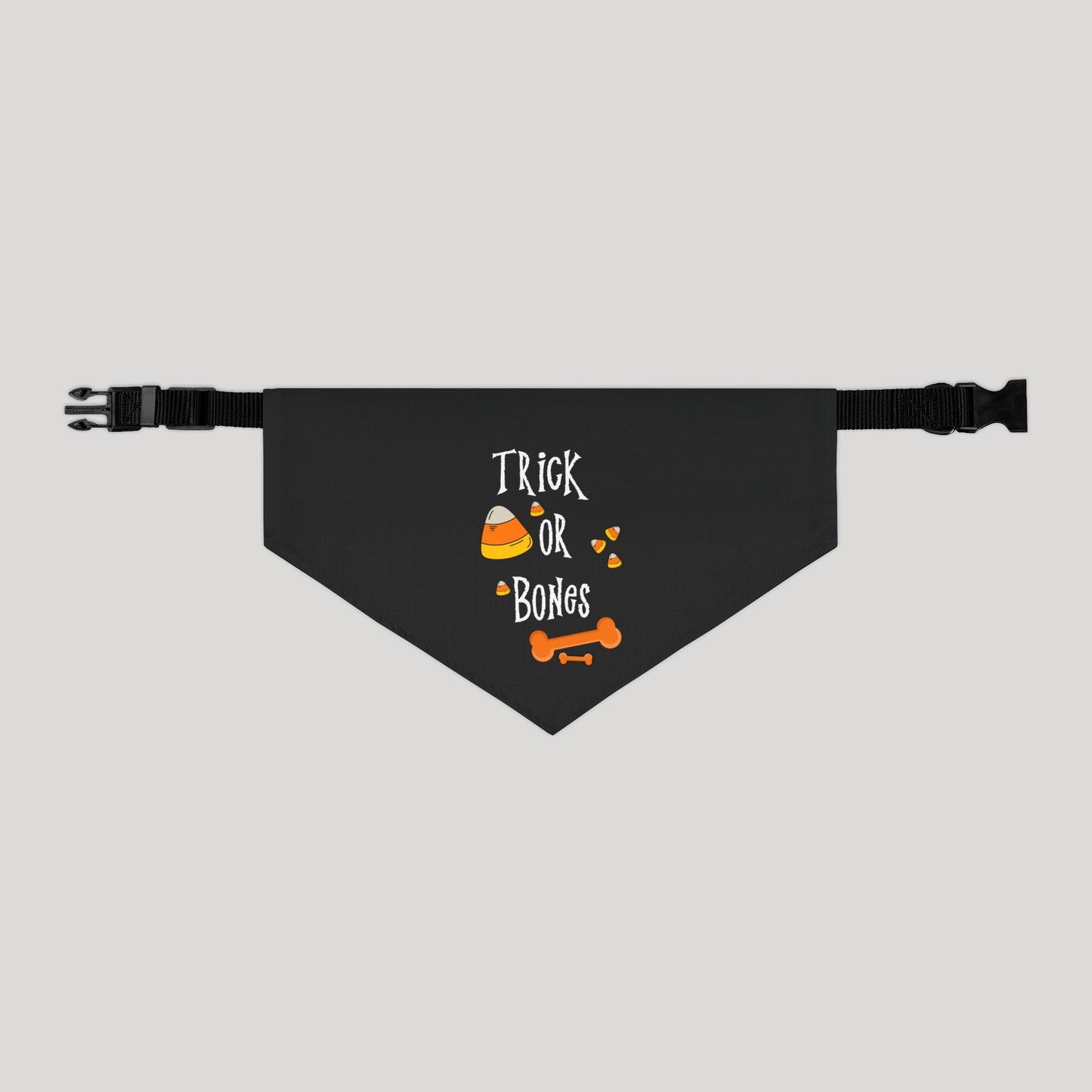 Halloween Bones Pet Bandana Collar