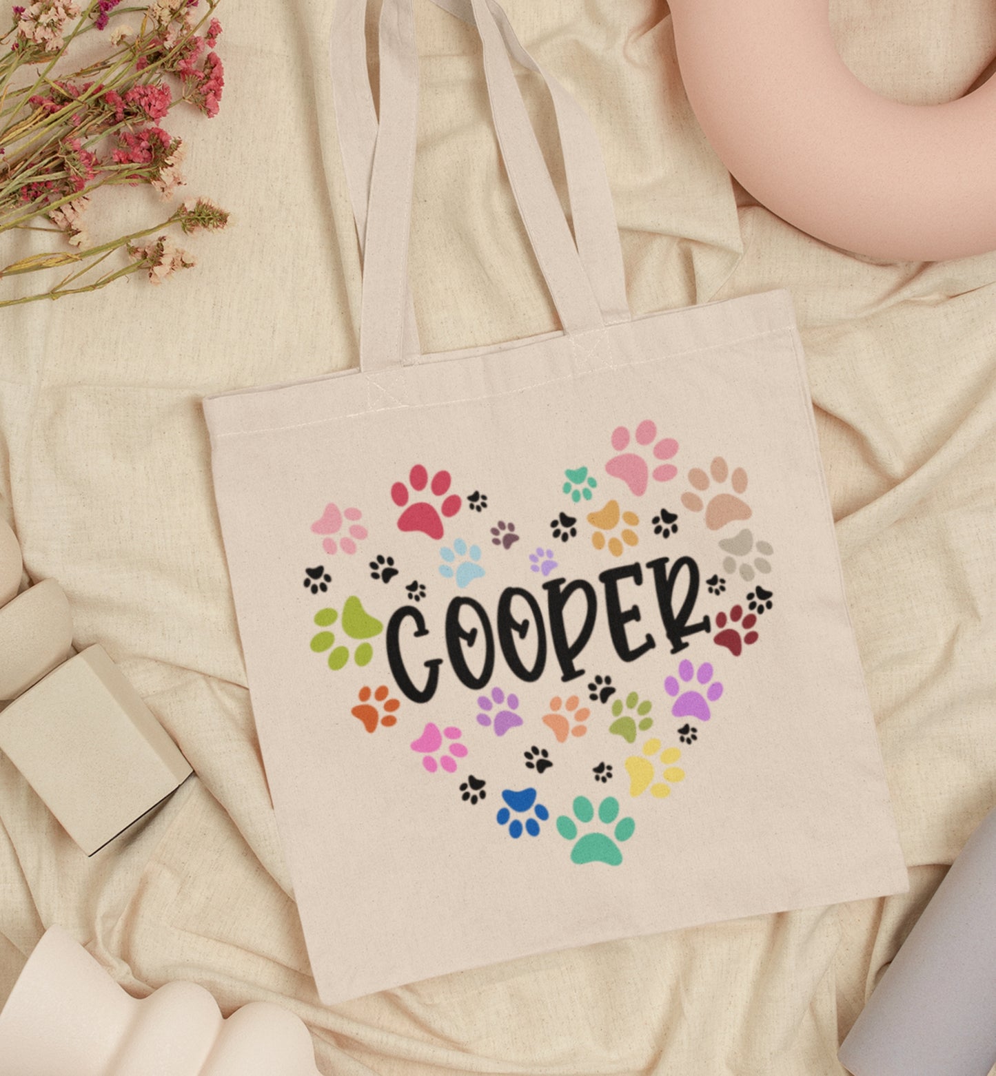Personalized Name Tote Bag