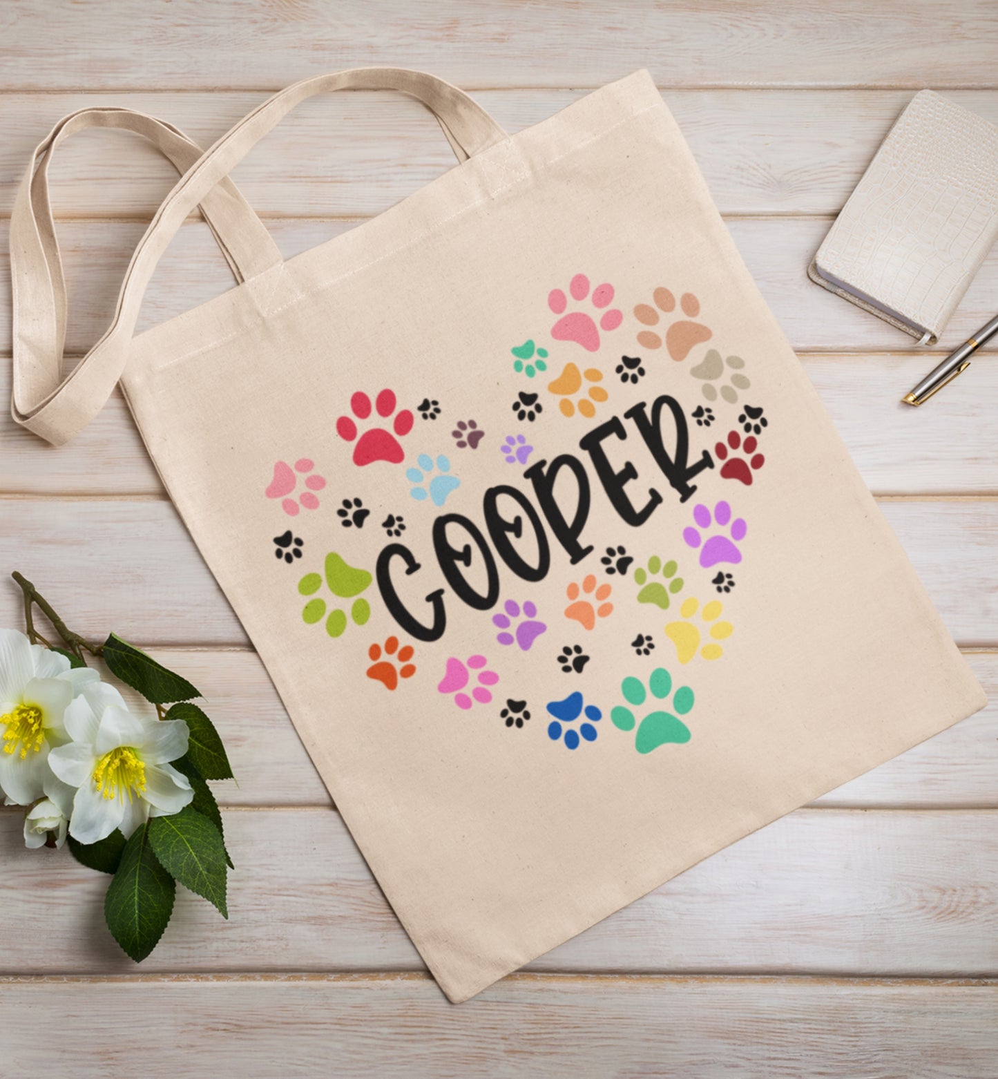 Personalized Name Tote Bag