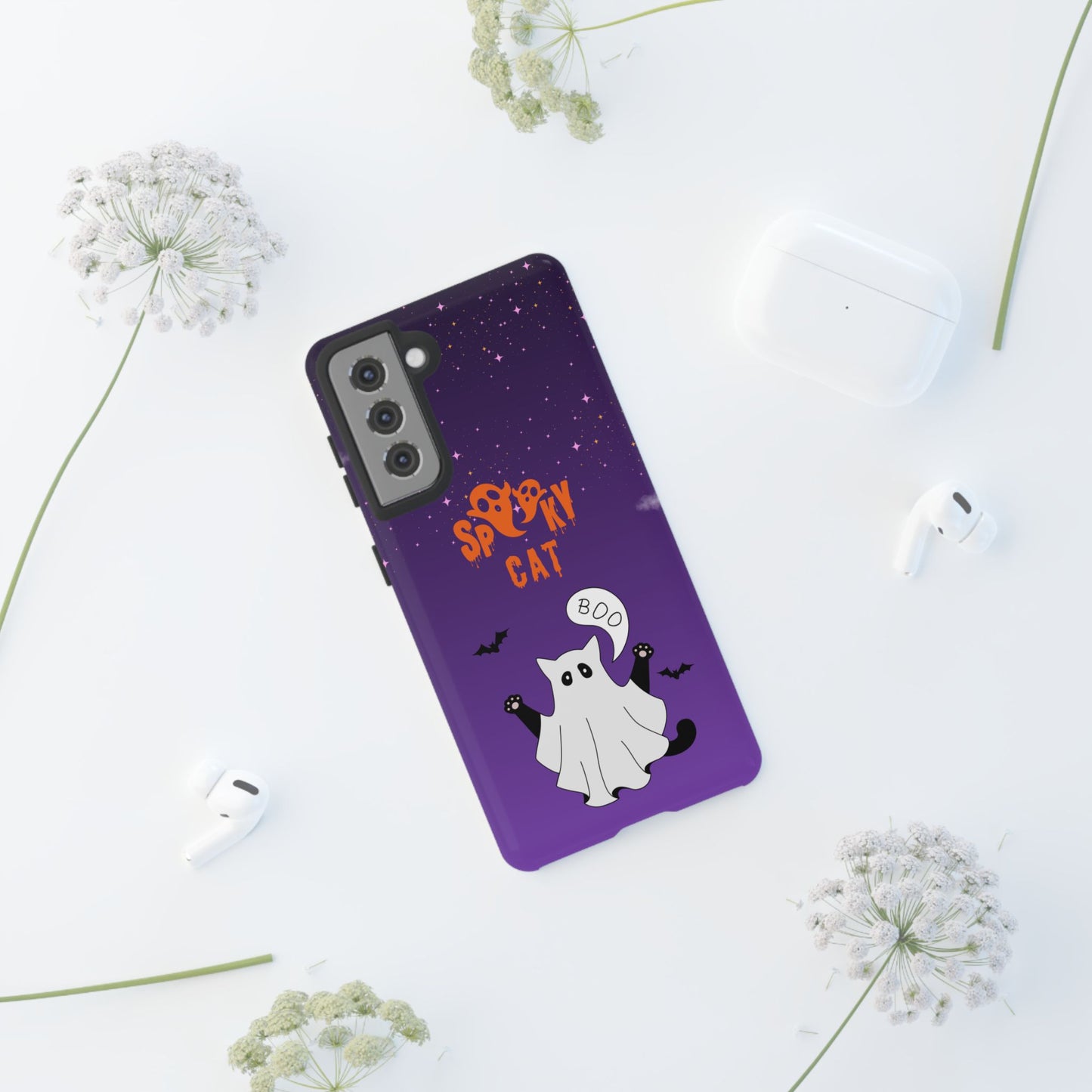Spooky Cat Phone Cases