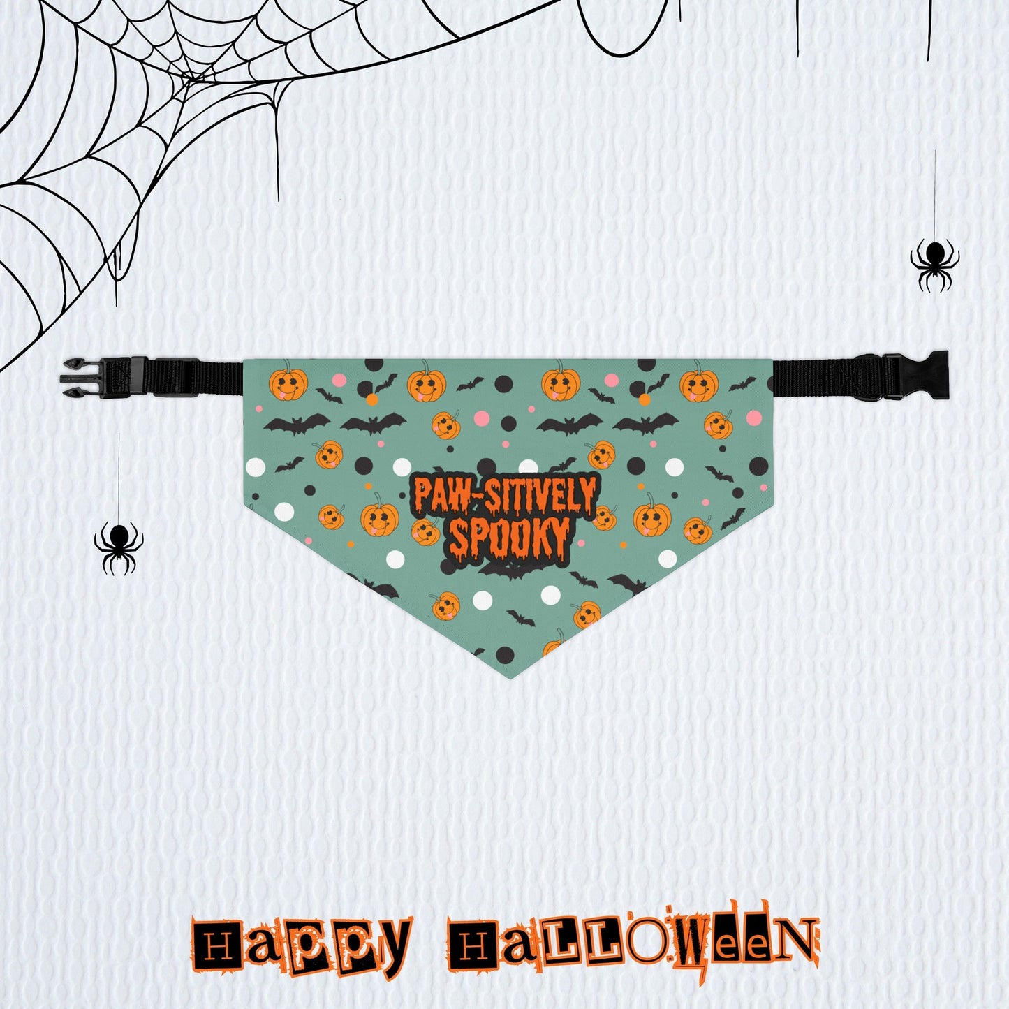 Pawsitively Spooky Bandana Collar