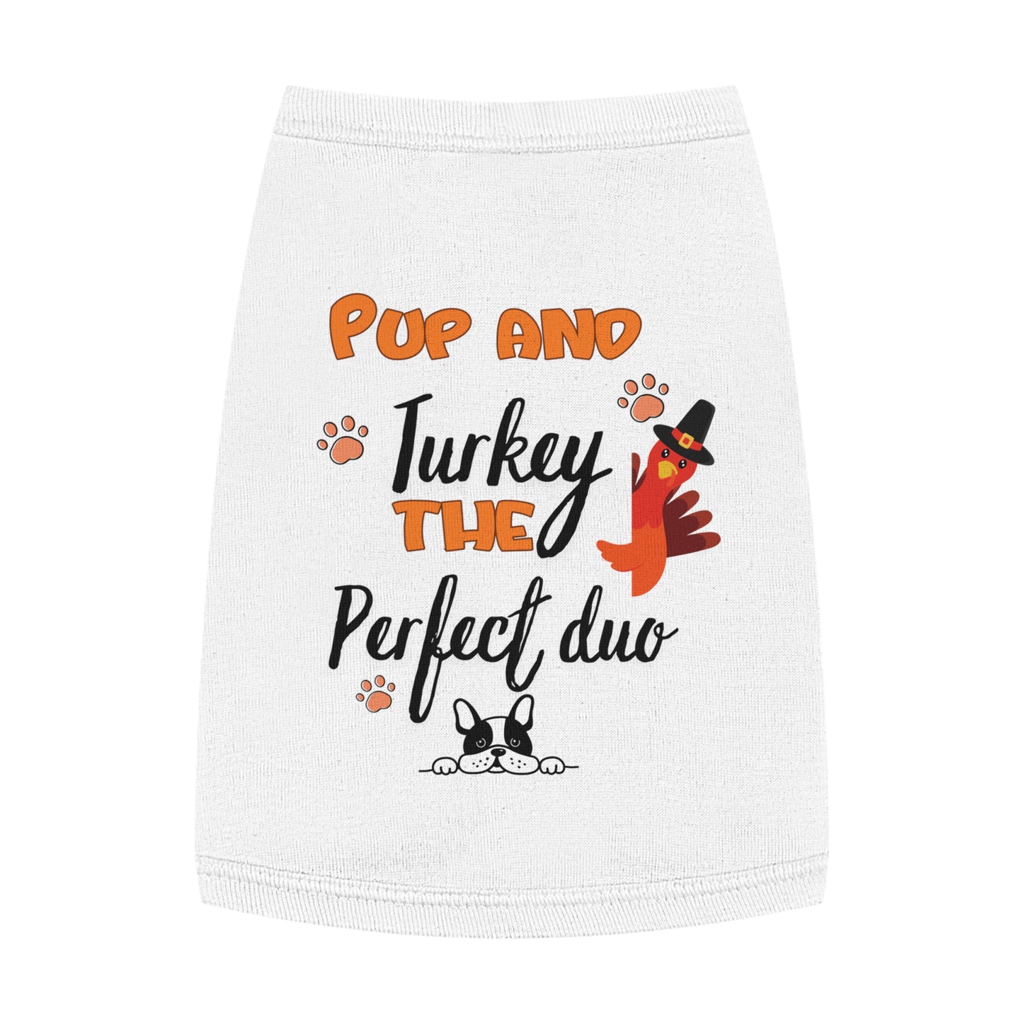 Pup And Turkey Pet Tank Top