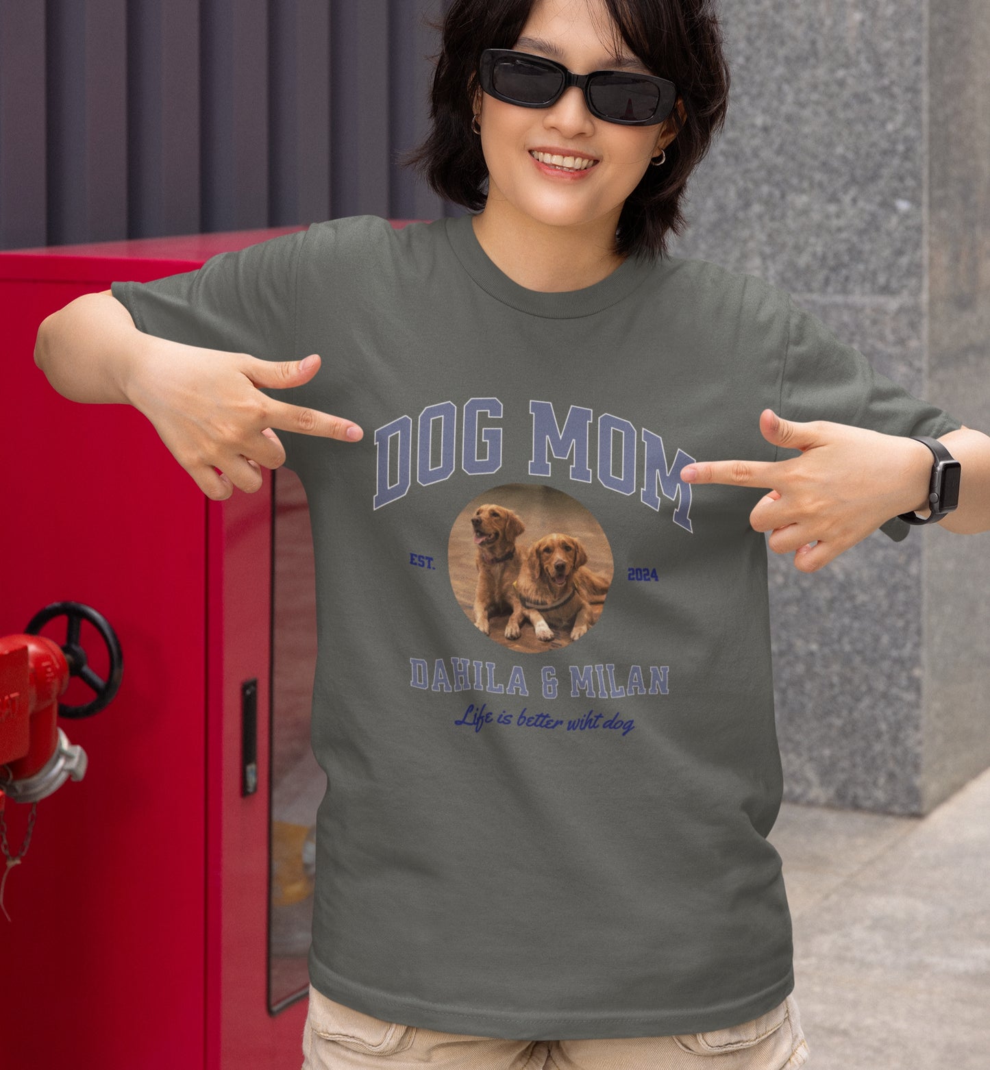 Personalized Name+Photo T-shirt