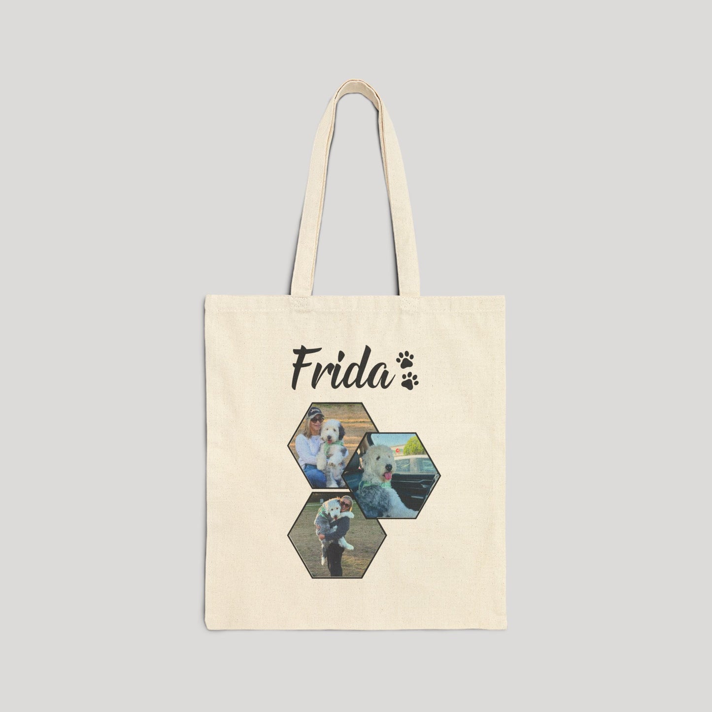 Personalized Name+Photo Tote Bag