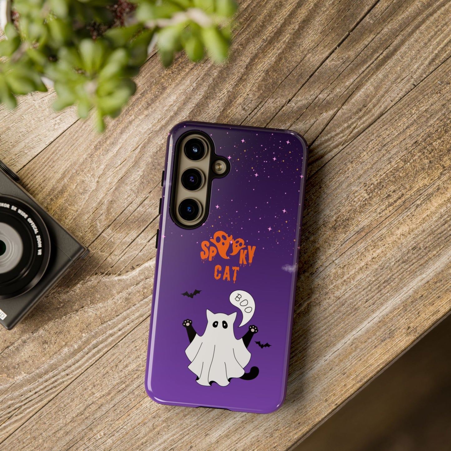 Spooky Cat Phone Cases