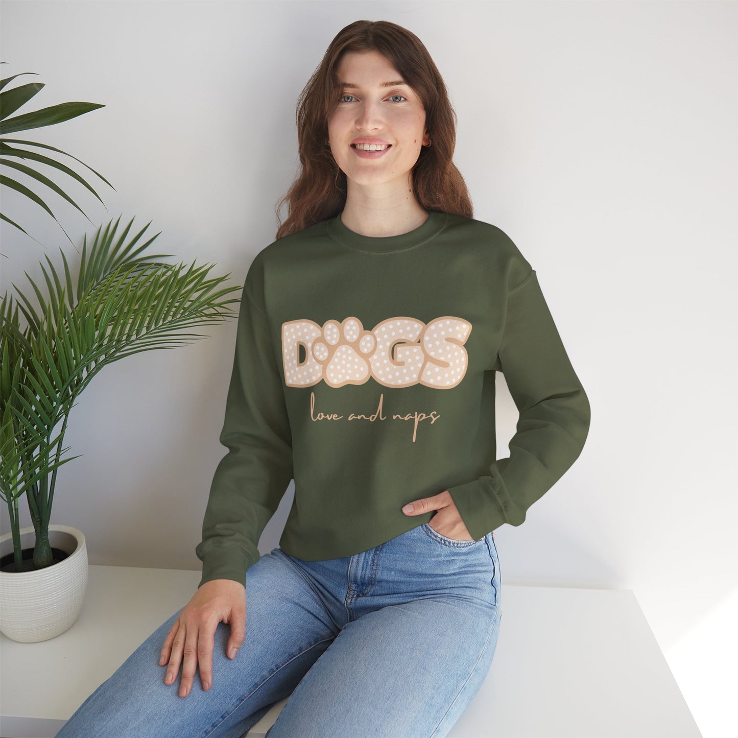 Dogs, Love And Naps Sweatshirt