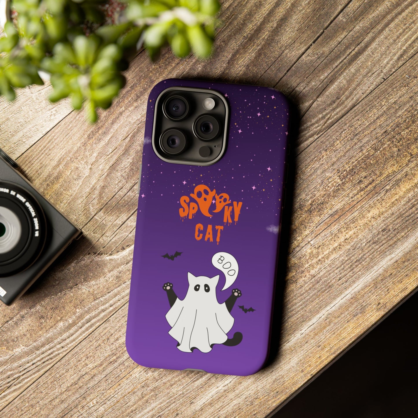 Spooky Cat Phone Cases