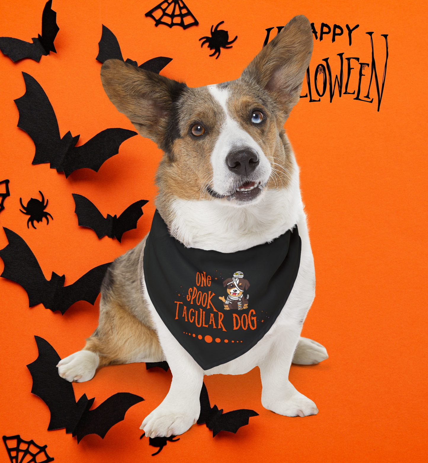 Spooktacular Dog Bandana Collar