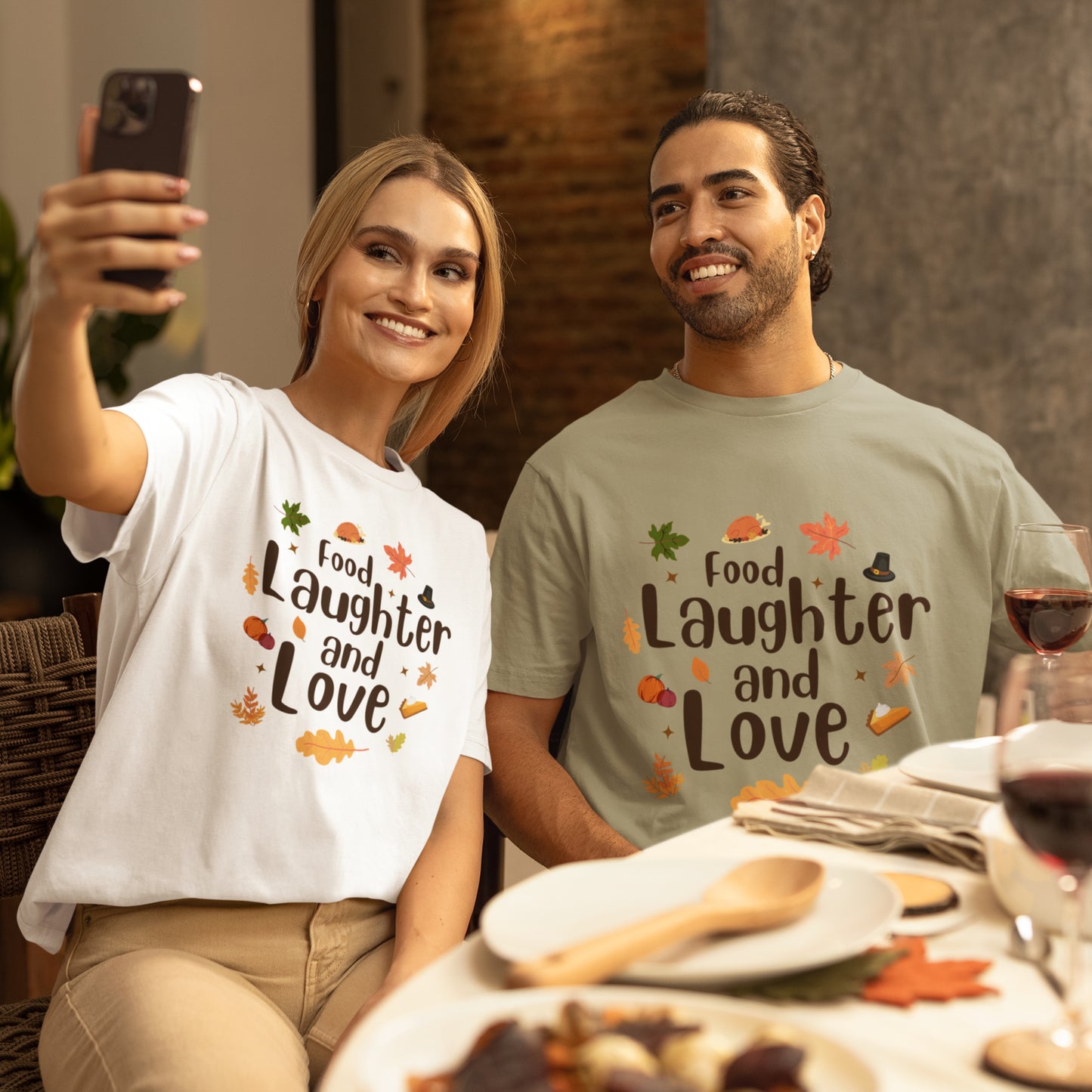 Food And Love T-shirt