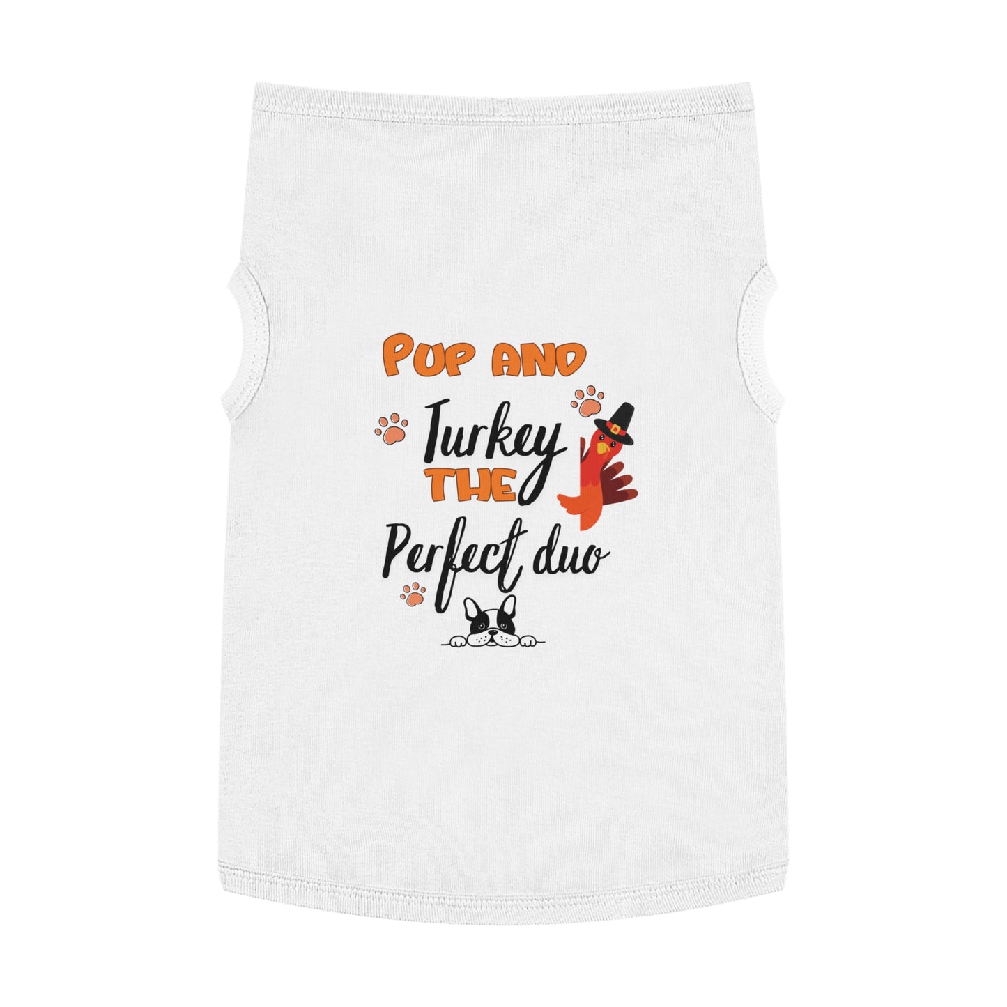 Pup And Turkey Pet Tank Top