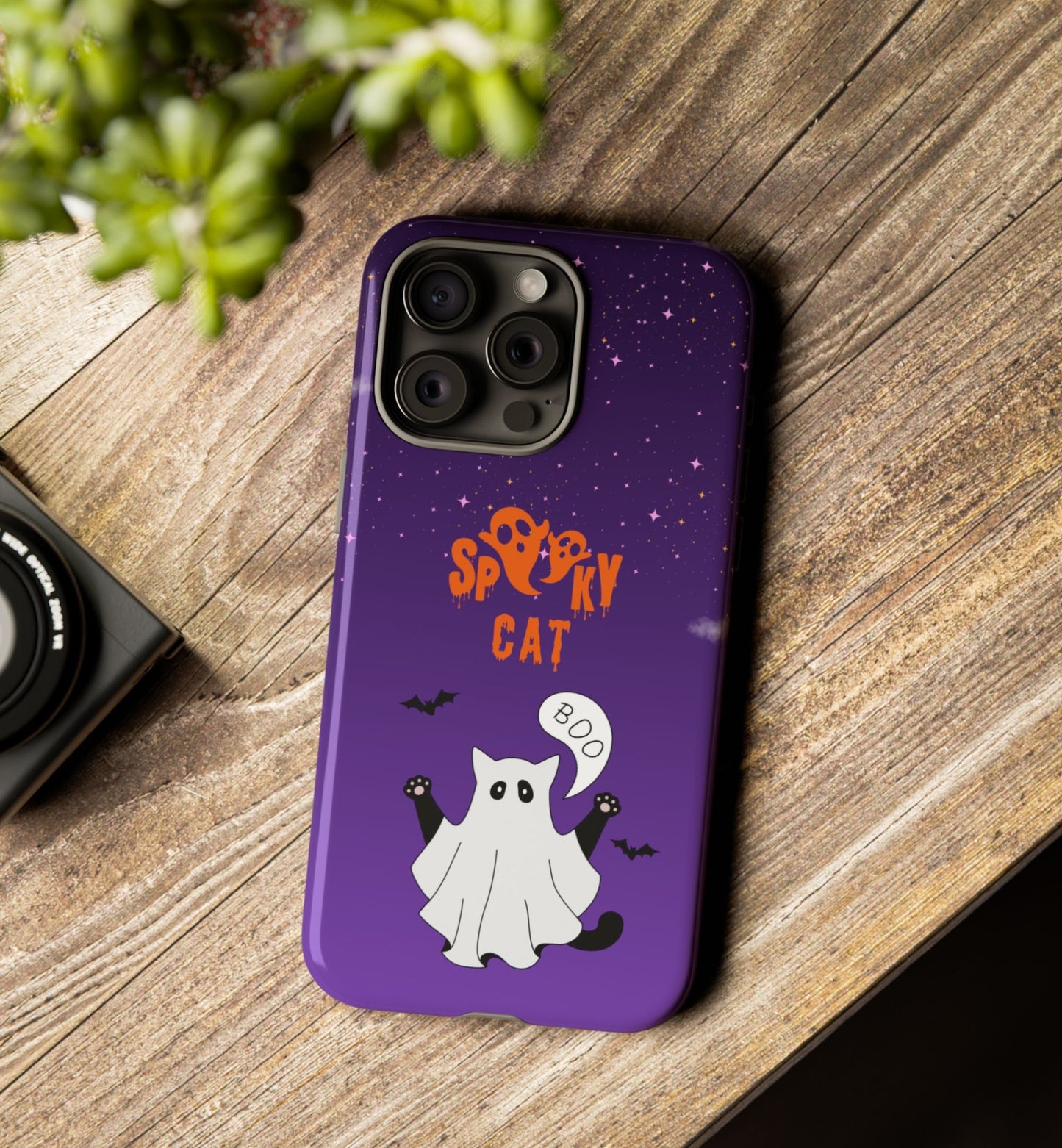 Spooky Cat Phone Cases