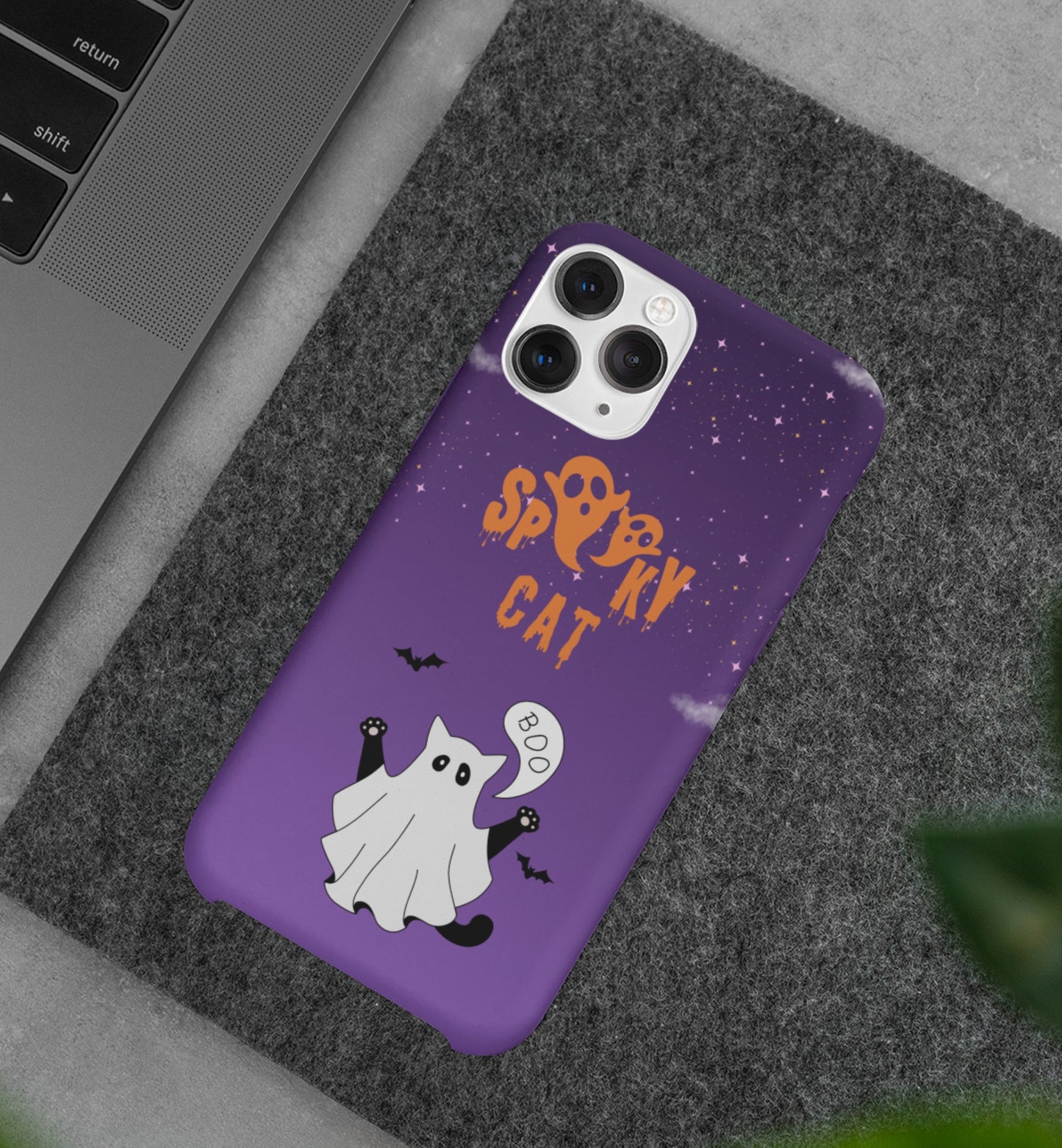 Spooky Cat Phone Cases