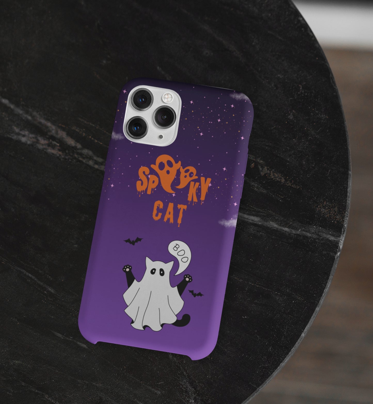 Spooky Cat Phone Cases