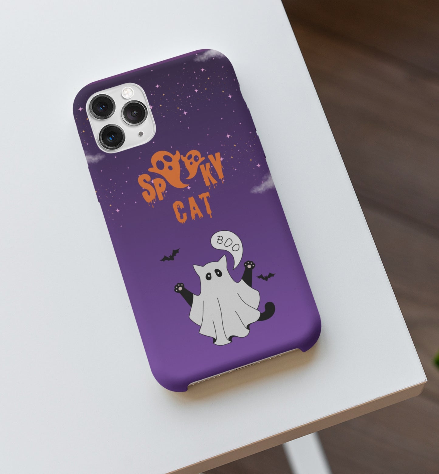 Spooky Cat Phone Cases