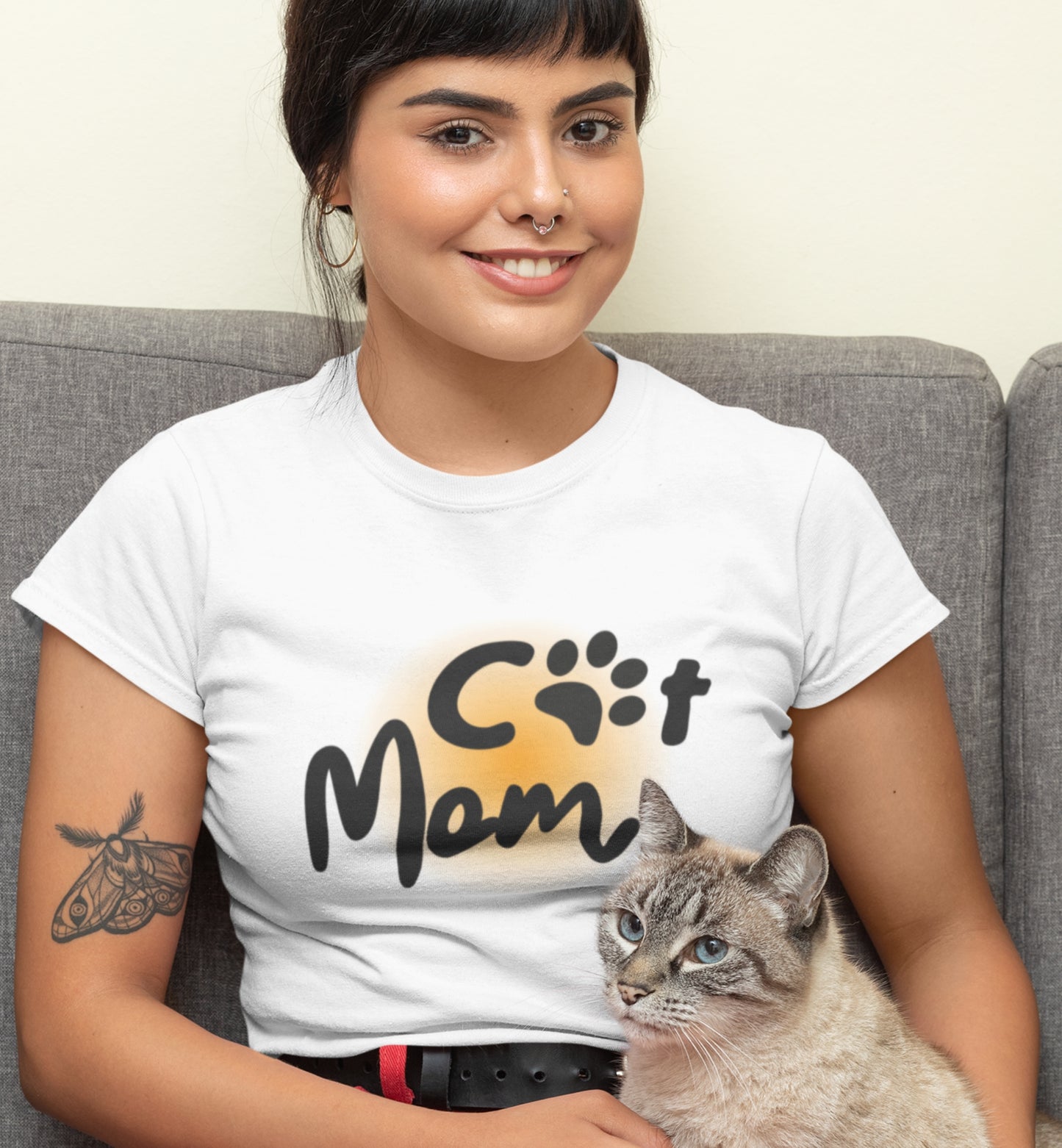 Cat Mom T-shirt
