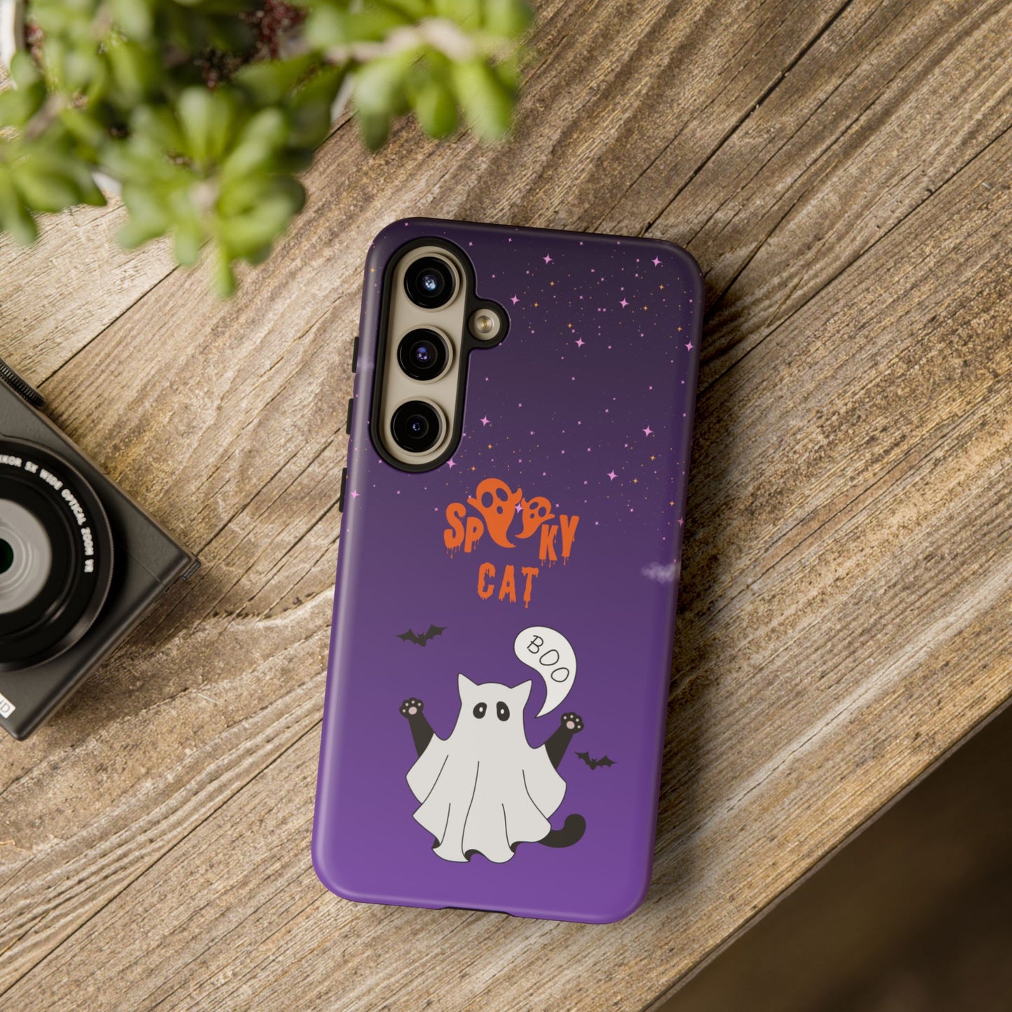 Spooky Cat Phone Cases